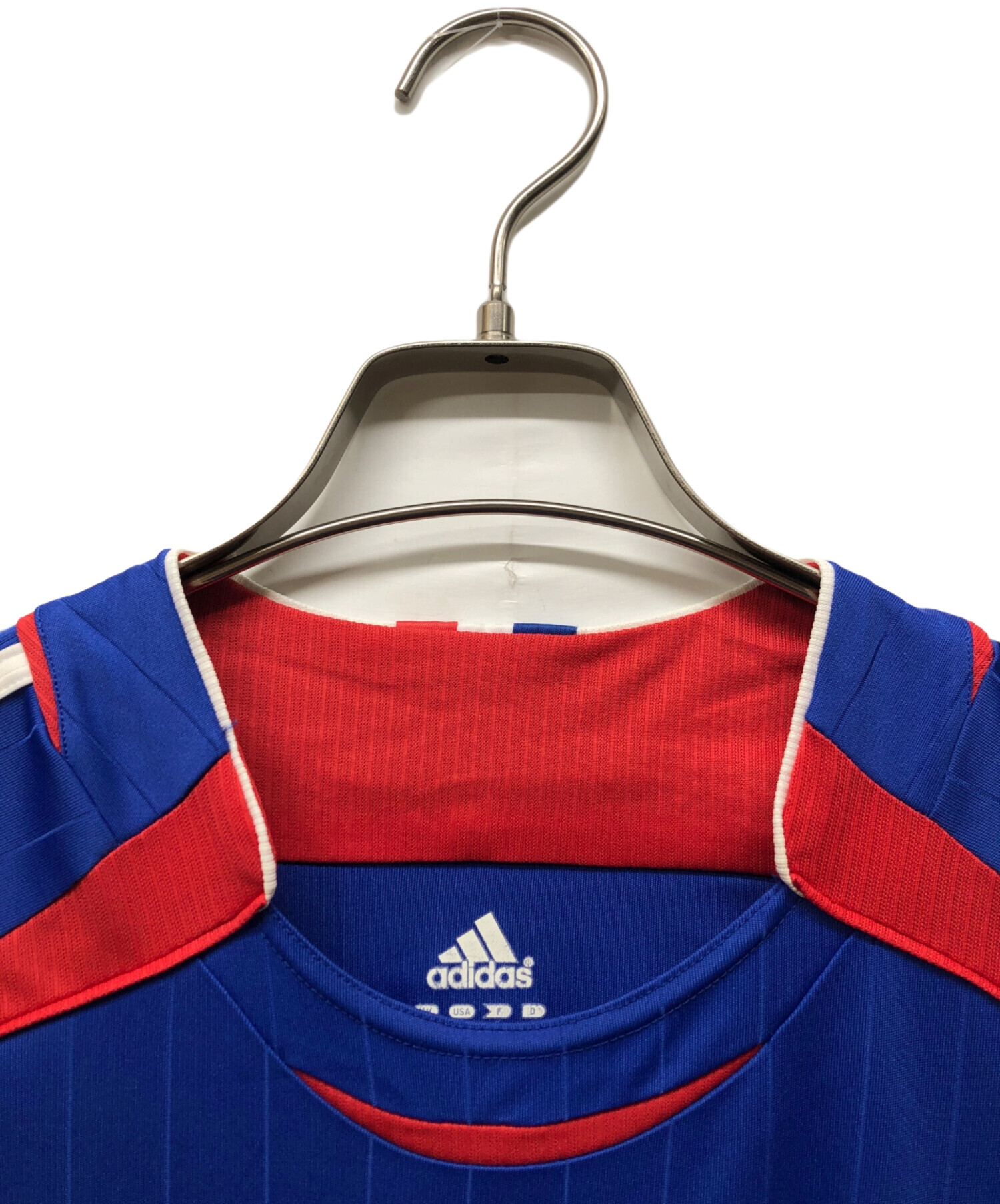 中古・古着通販】adidas (アディダス) ゲームシャツ ブルー サイズ:L