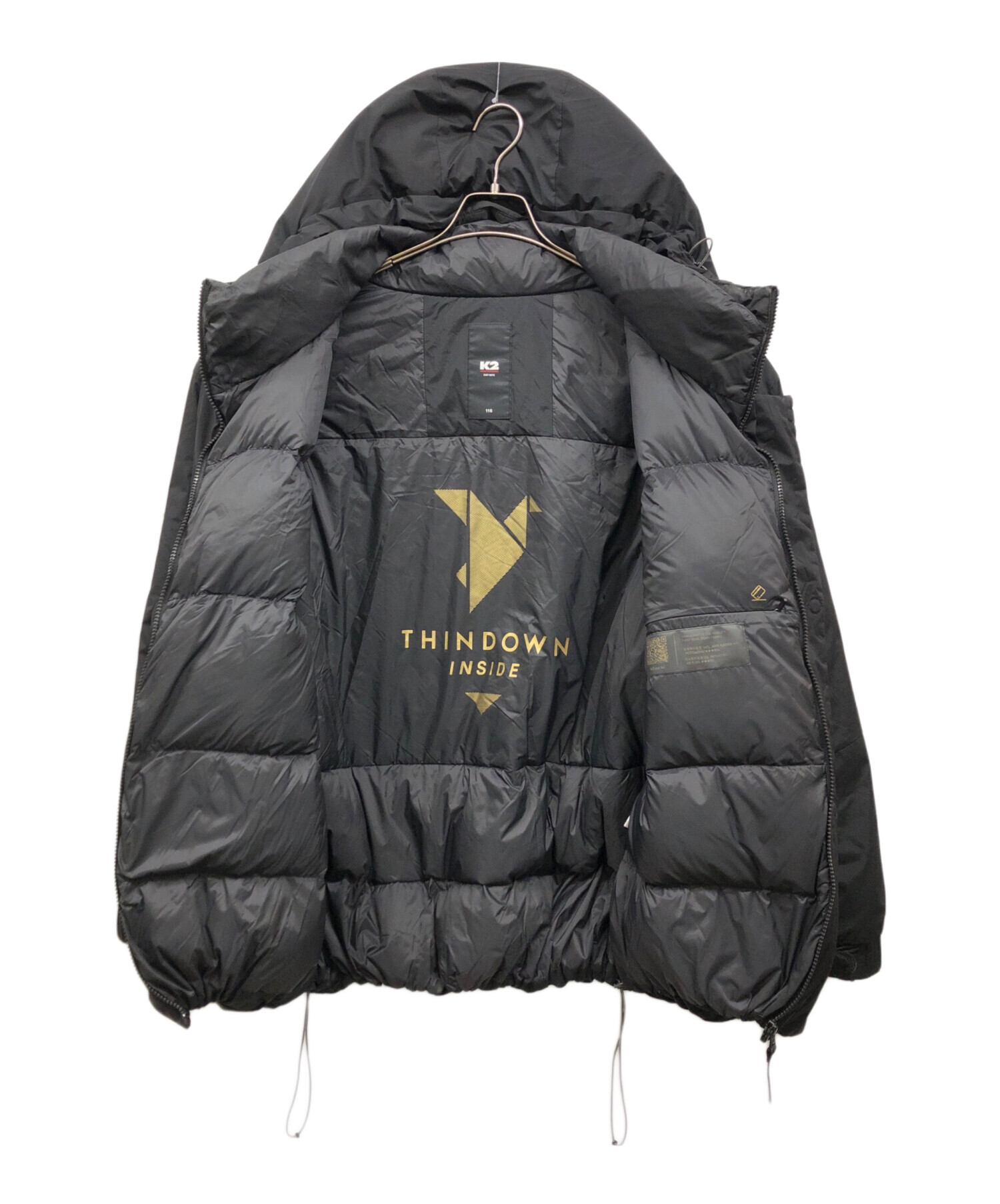 中古・古着通販】K2 (ケーツー) ダウンジャケット ブラック サイズ:110