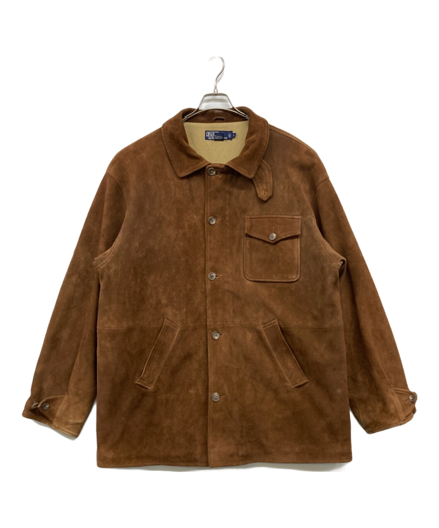 【一枚袖】80s Polo Ralph Lauren キャメルウールコート 中古・古着通販】POLO RALPH LAUREN (ポロ・ラルフローレン