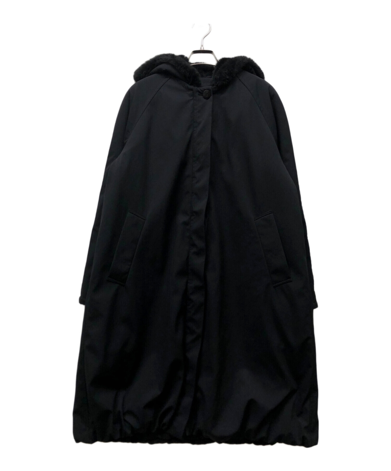 YONFAヨンファ　コクーンコート 中古・古着通販】YONFA (ヨンファ) パデットファーコート ブラック