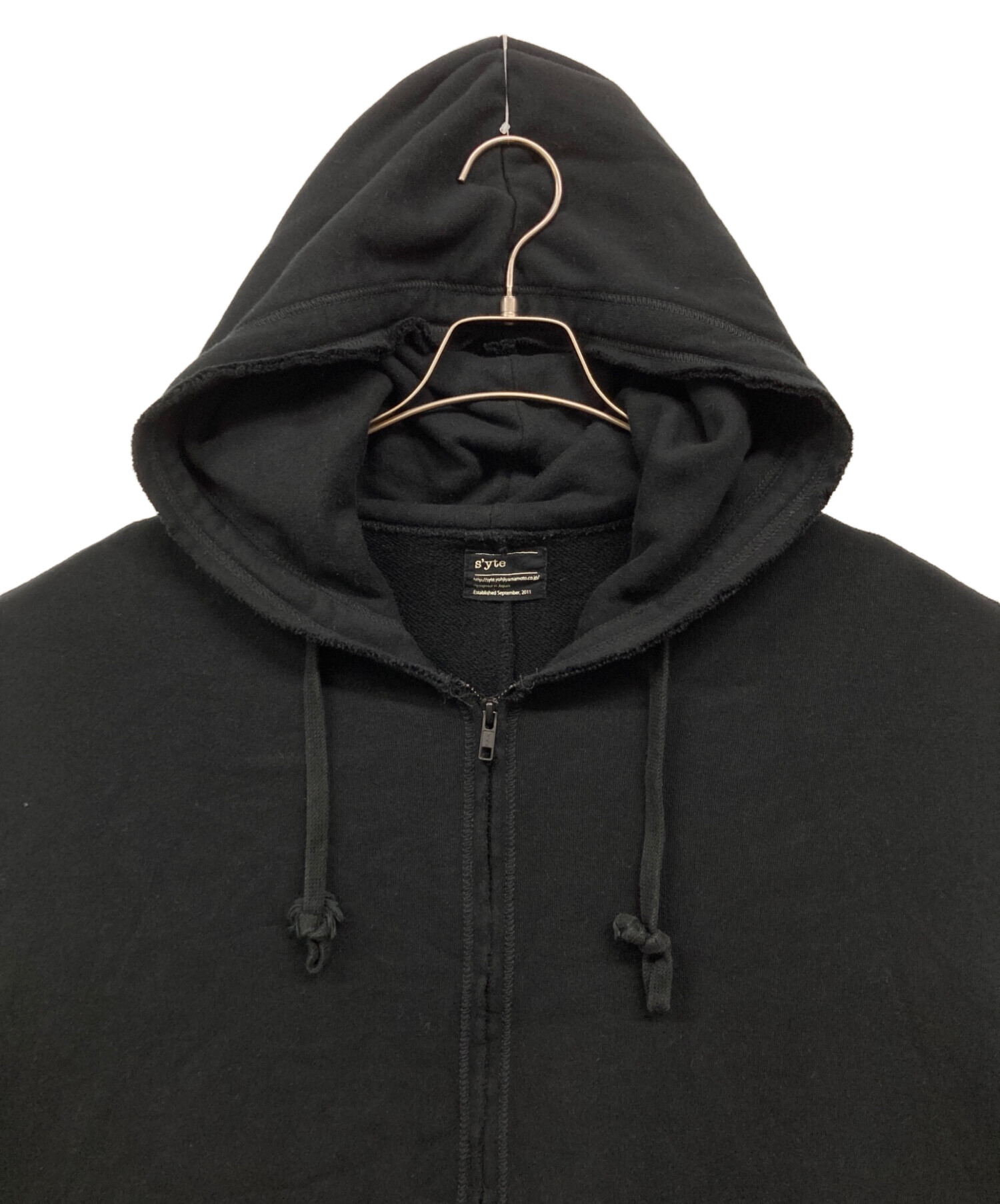 中古・古着通販】s'yte (サイト) French terry Big zip up hoodie