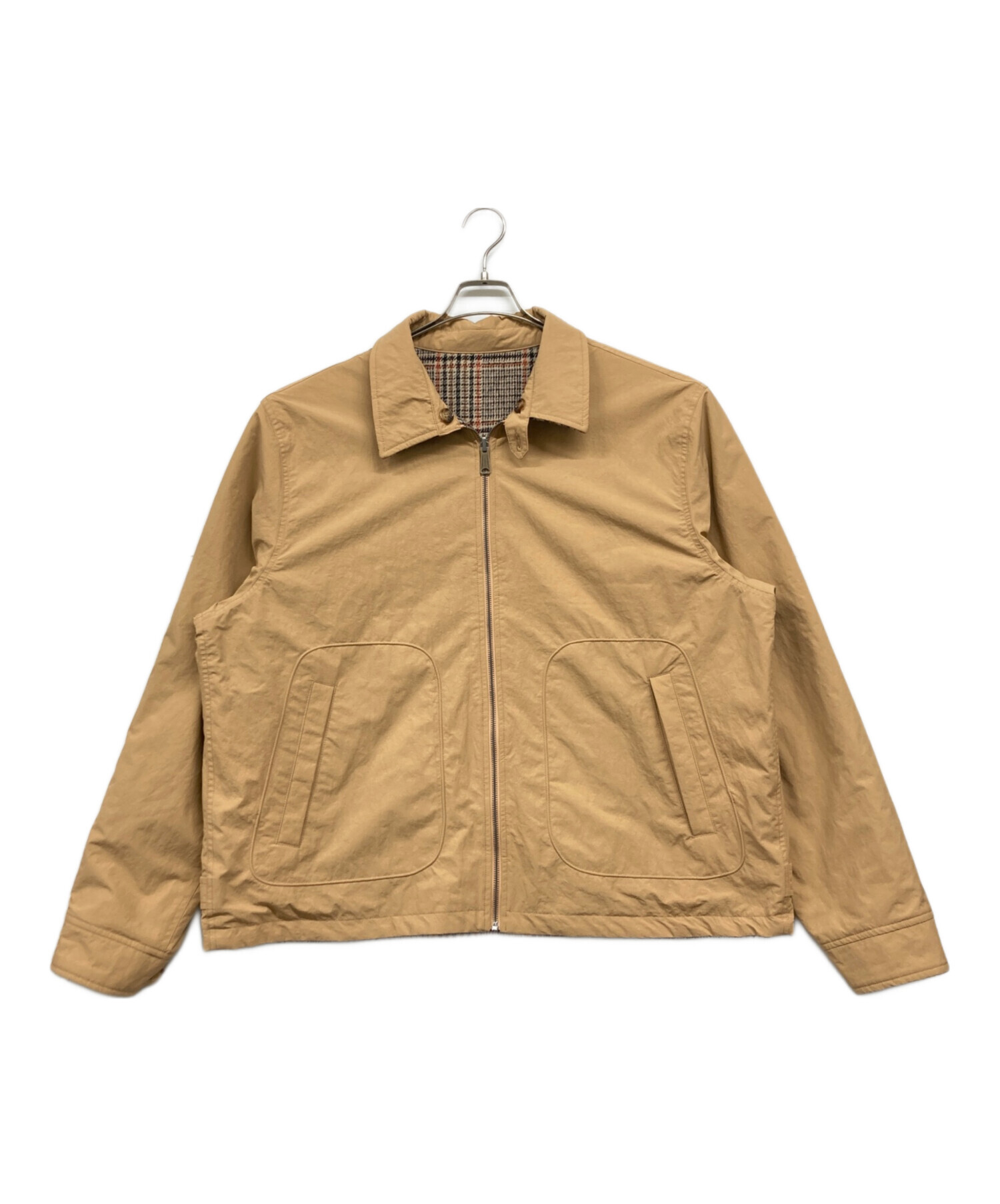 Schott ベージュ ミリタリージャケット 中古・古着通販】Schott (ショット) リバーシブルジャケット ベージュ