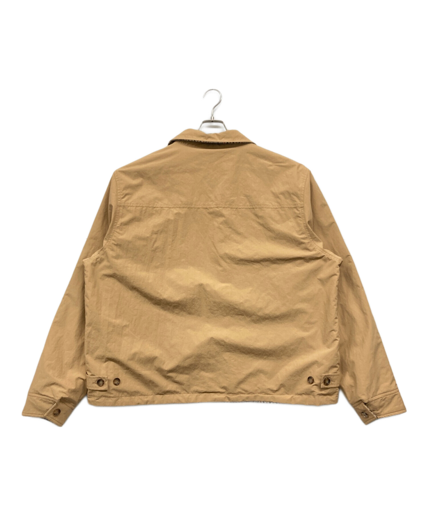 Schott ベージュ ミリタリージャケット 中古・古着通販】Schott (ショット) リバーシブルジャケット ベージュ