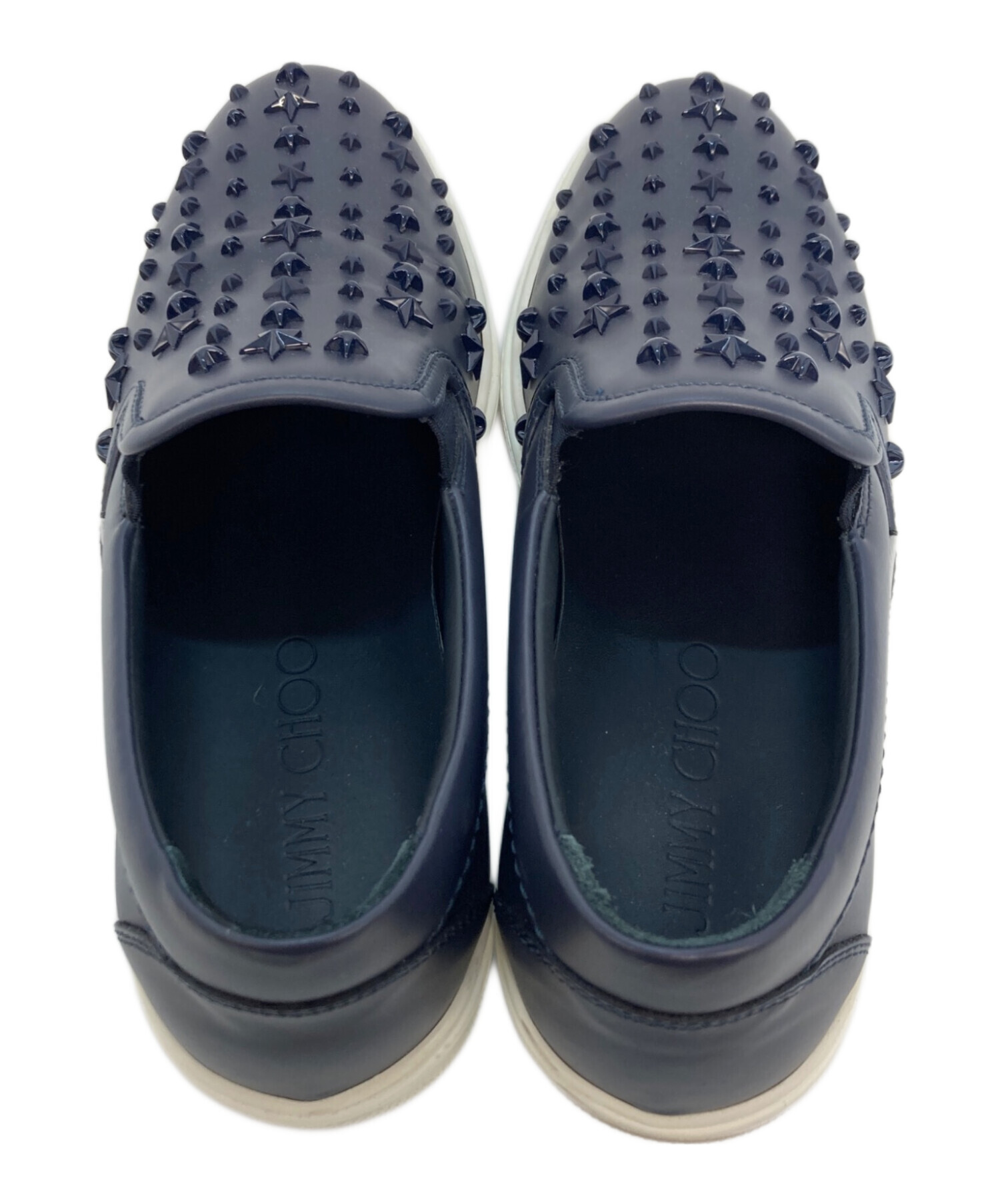 中古・古着通販】JIMMY CHOO (ジミーチュウ) スタースタッズスリッポン