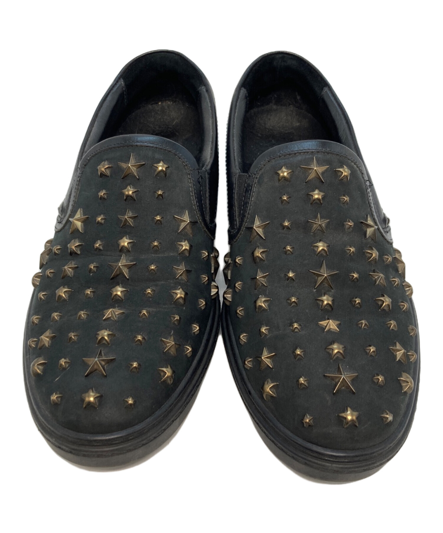 Jimmy Choo スター スタッズ サンダル イエロー 40 中古・古着通販】JIMMY CHOO (ジミーチュウ) スタースタッズスリッポン