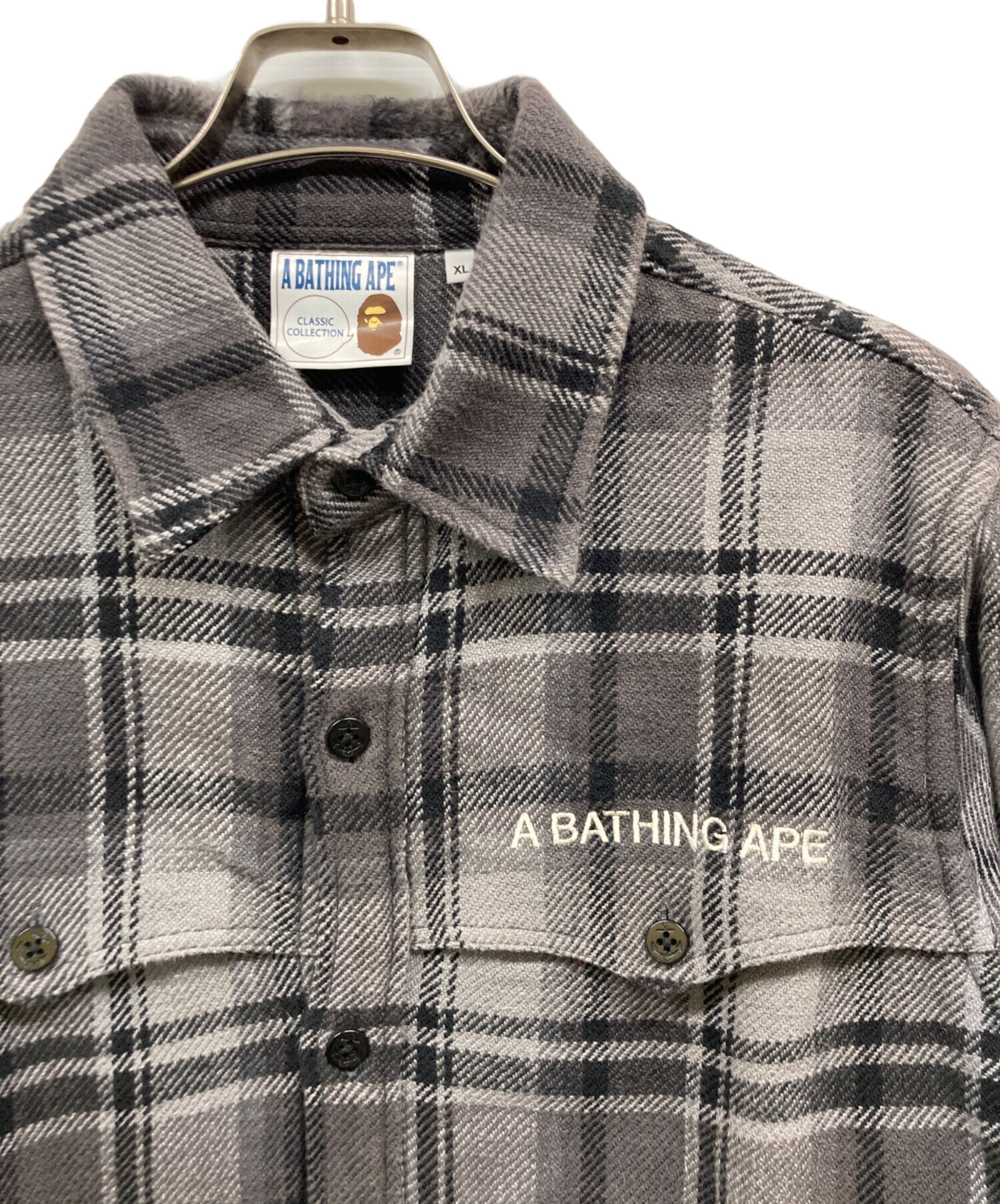 中古・古着通販】A BATHING APE (アベイシングエイプ) 長袖シャツ