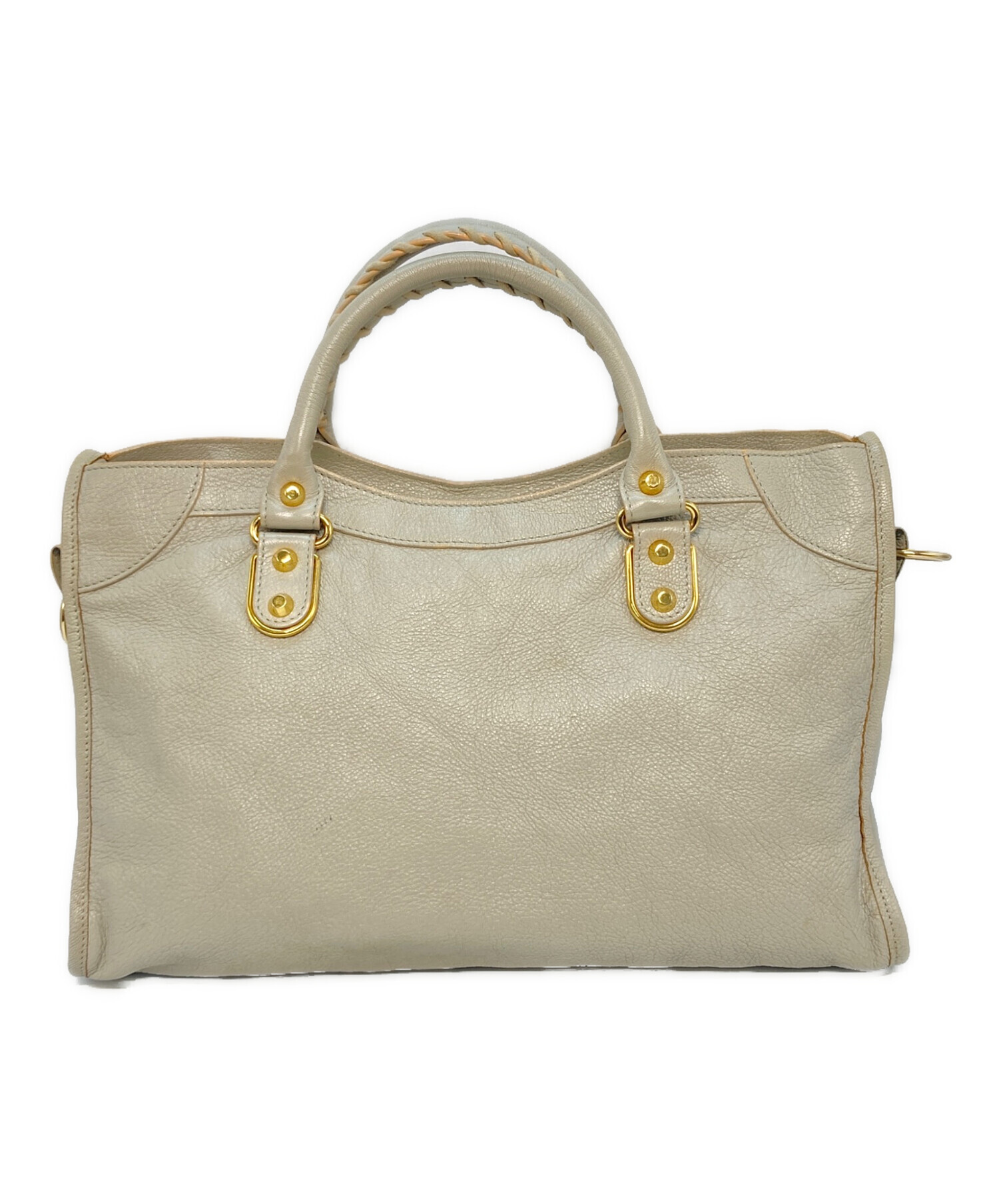 し*ま様 週末限定価格　BALENCIAGA　バレンシアガ　2way　バッグ 中古・古着通販】BALENCIAGA (バレンシアガ) 2WAYバッグ グレー