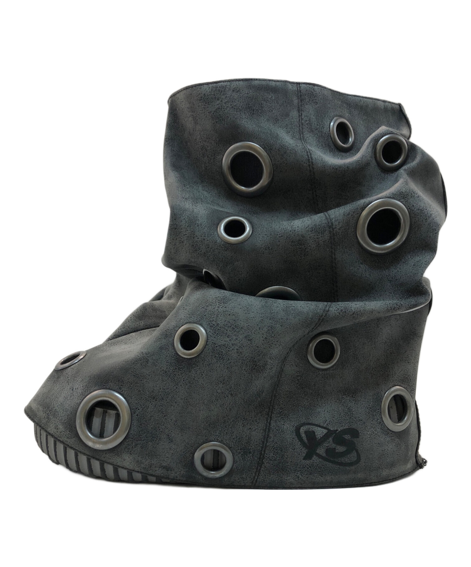 中古・古着通販】YELLO (イエロ) MERCURIO SHORT BOOTS グレー サイズ