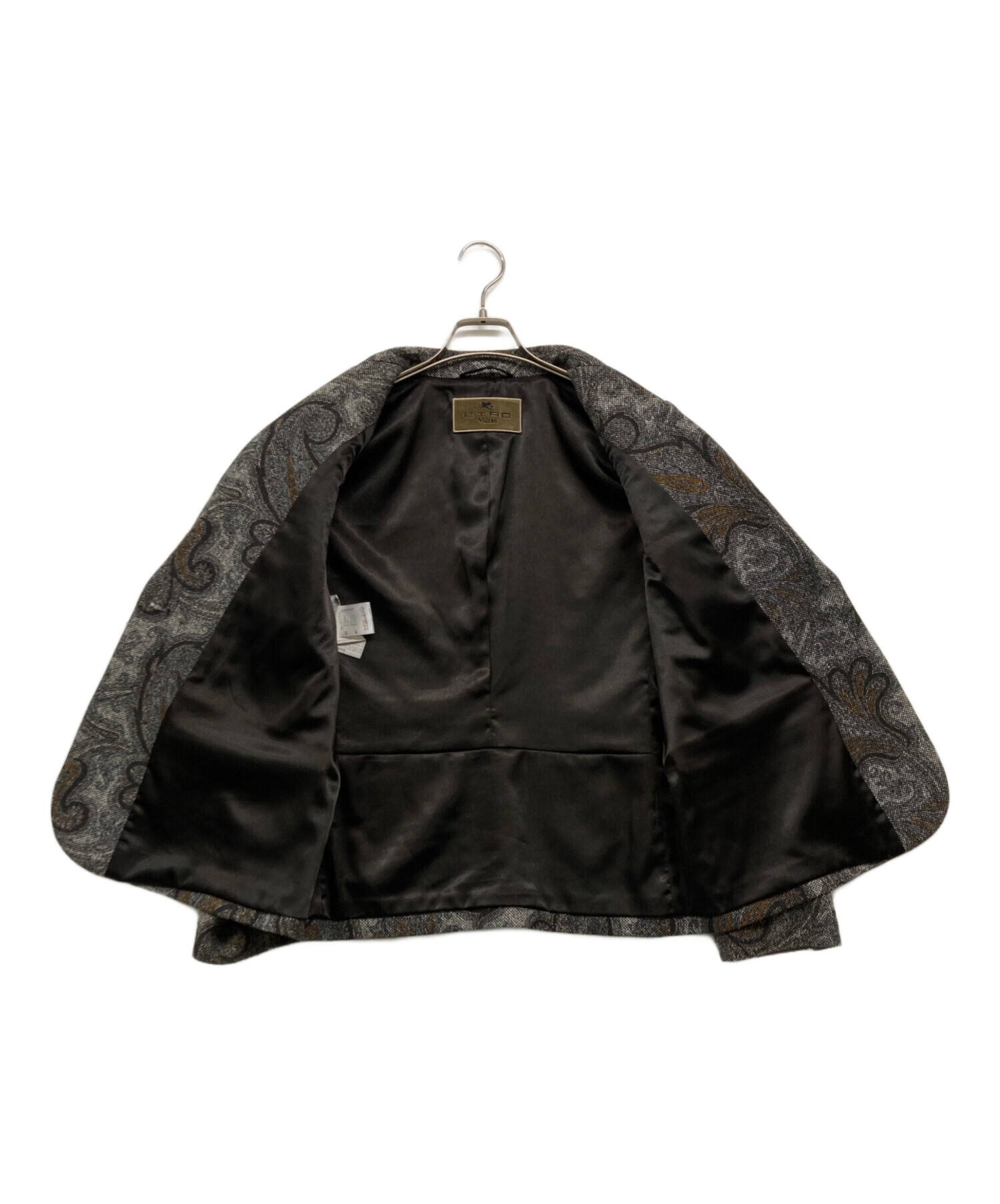 中古・古着通販】ETRO (エトロ) テーラードジャケット グレー サイズ