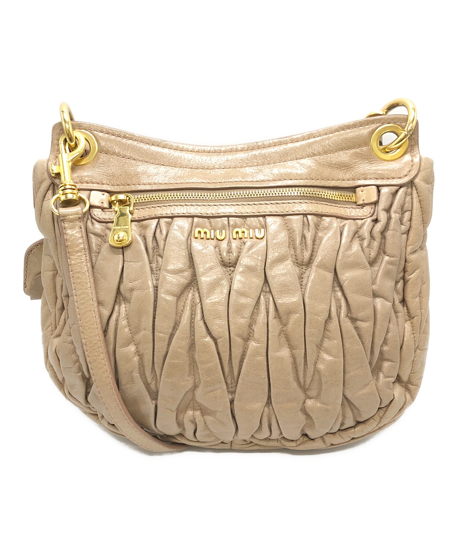 中古・古着通販】MIU MIU (ミュウミュウ) マテラッセレザー2WAYバッグ