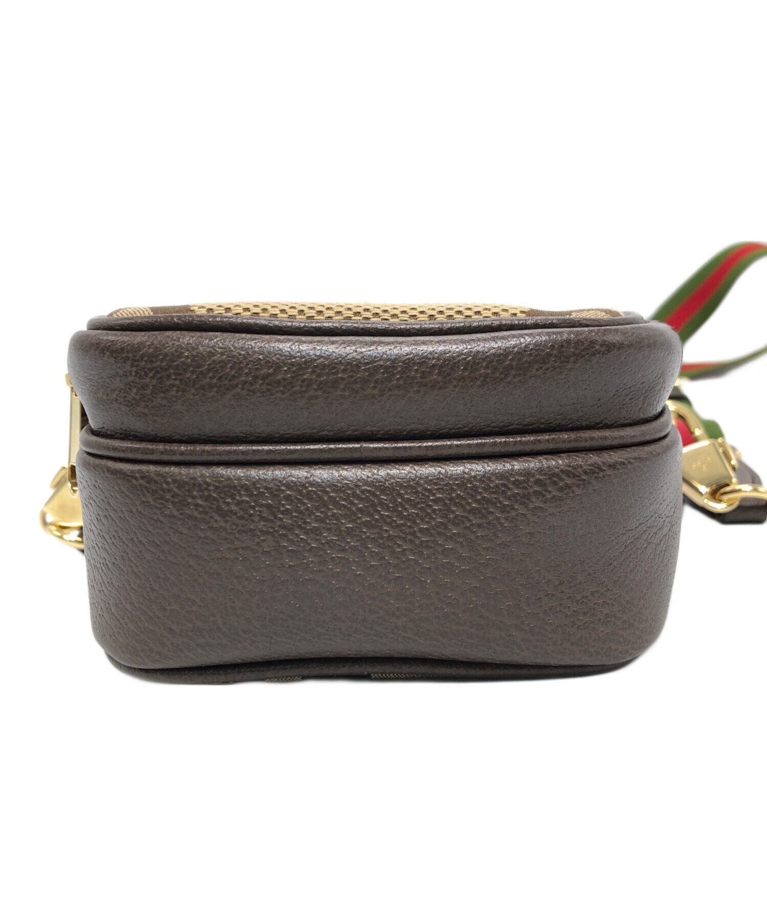 中古・古着通販】GUCCI (グッチ) ショルダーバッグ ブラウン・ベージュ