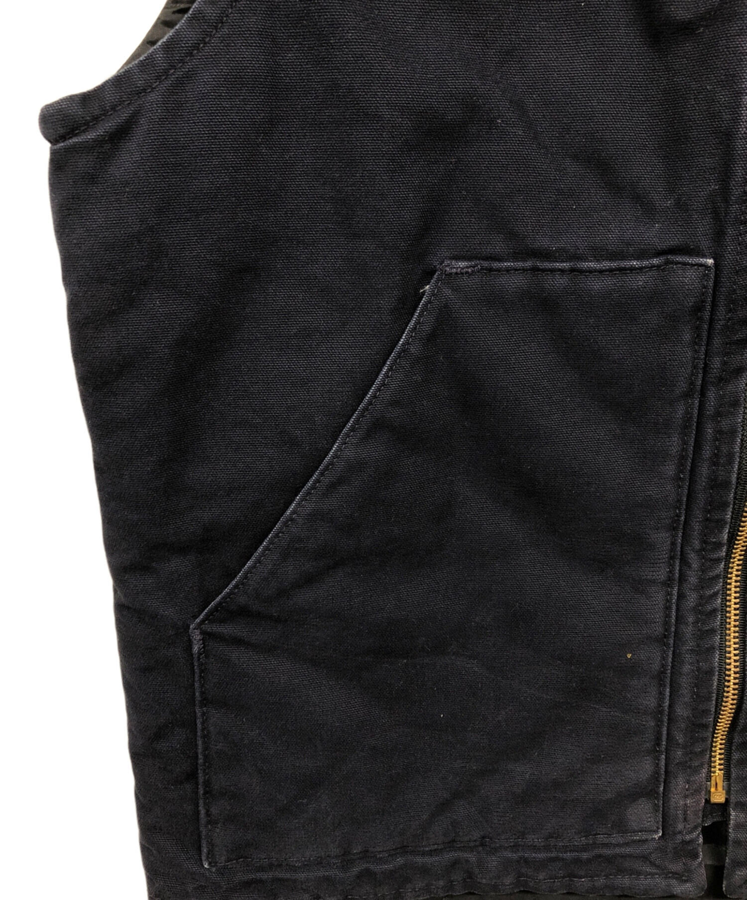 古着 Carhartt カーハート ダックベスト メキシコ製　ネイビー 中古・古着通販】CarHartt (カーハート) ダックベスト ネイビー サイズ