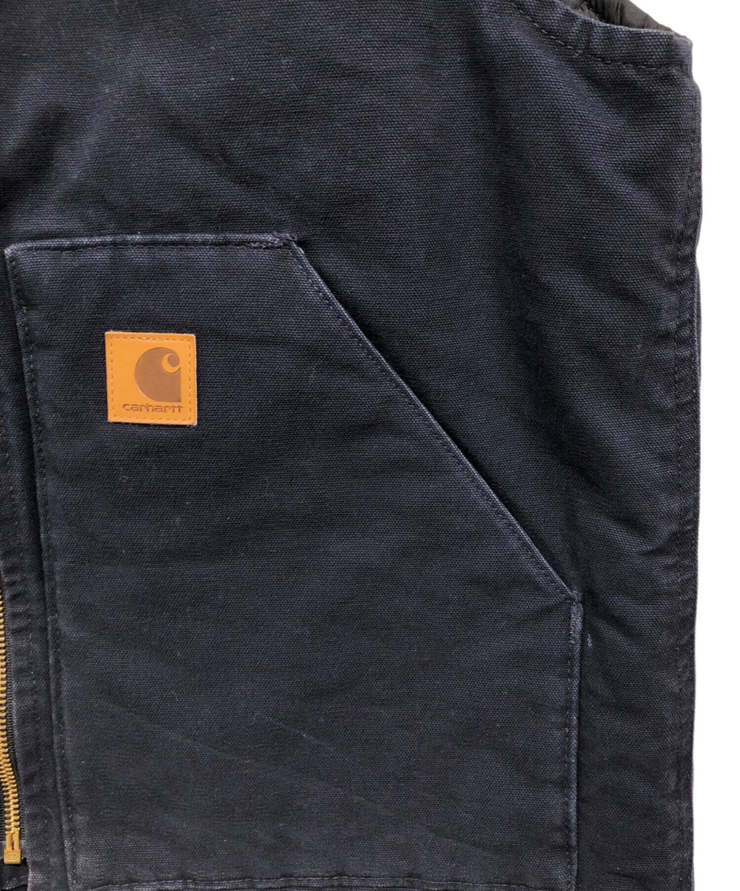 中古・古着通販】CarHartt (カーハート) ダックベスト ネイビー サイズ