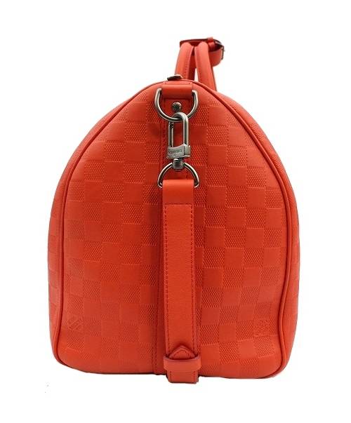 値下げしました‼️Louis Vuitton ボストンバッグ オレンジ・レッド 中古・古着通販】LOUIS VUITTON (ルイ・ヴィトン) ボストンバッグ