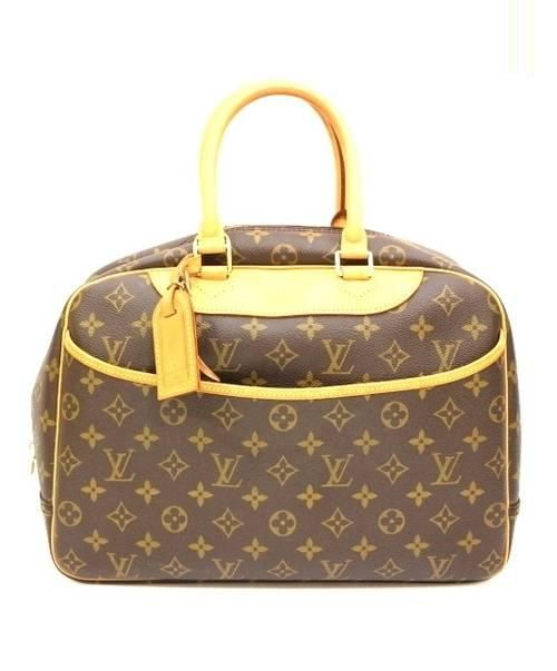 ルイヴィトン モノグラム ドーヴィル 中古・古着通販】LOUIS VUITTON (ルイヴィトン) ドーヴィル ブラウン