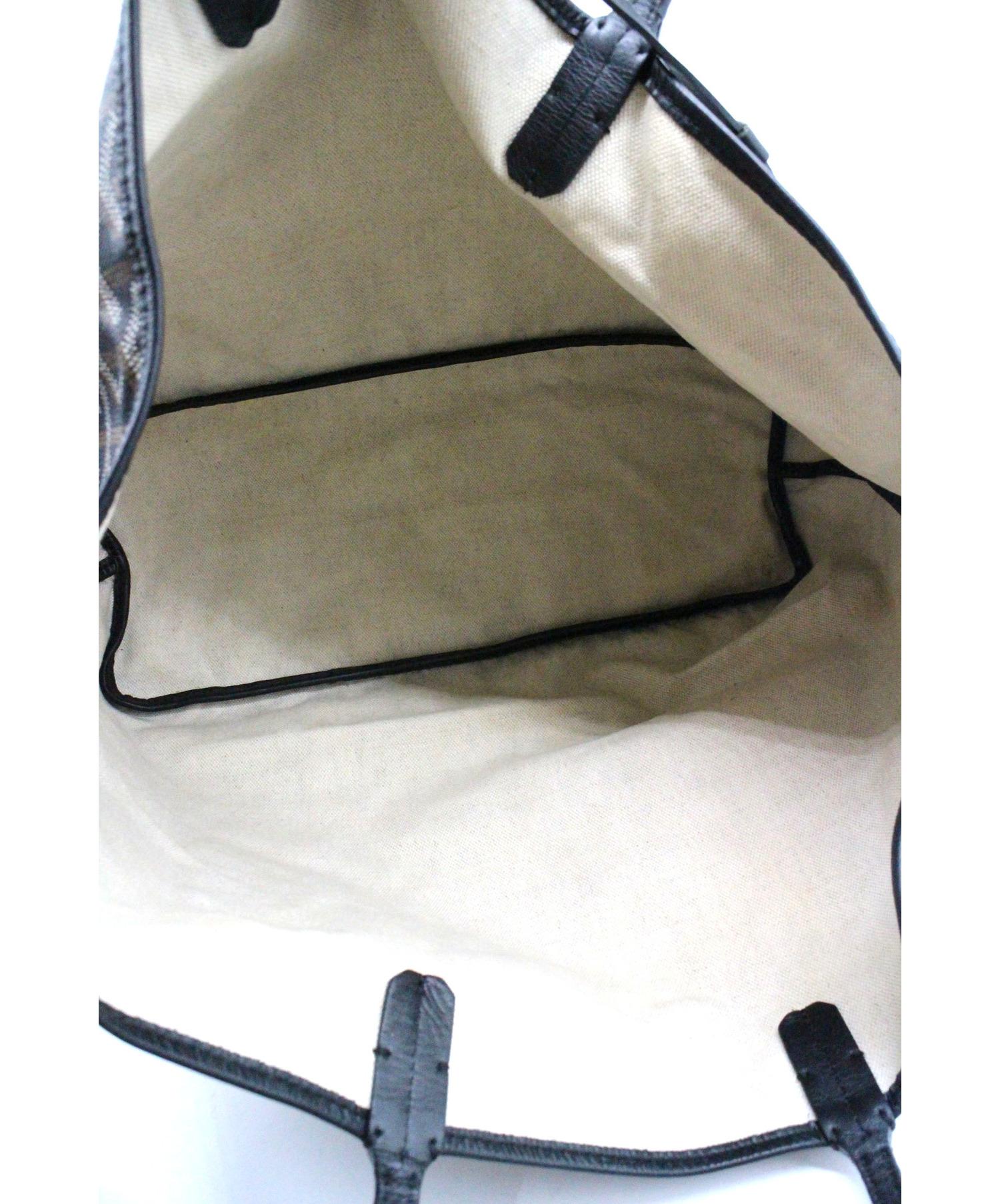 中古・古着通販】GOYARD (ゴヤール) トートバッグ ブラック サイズ 