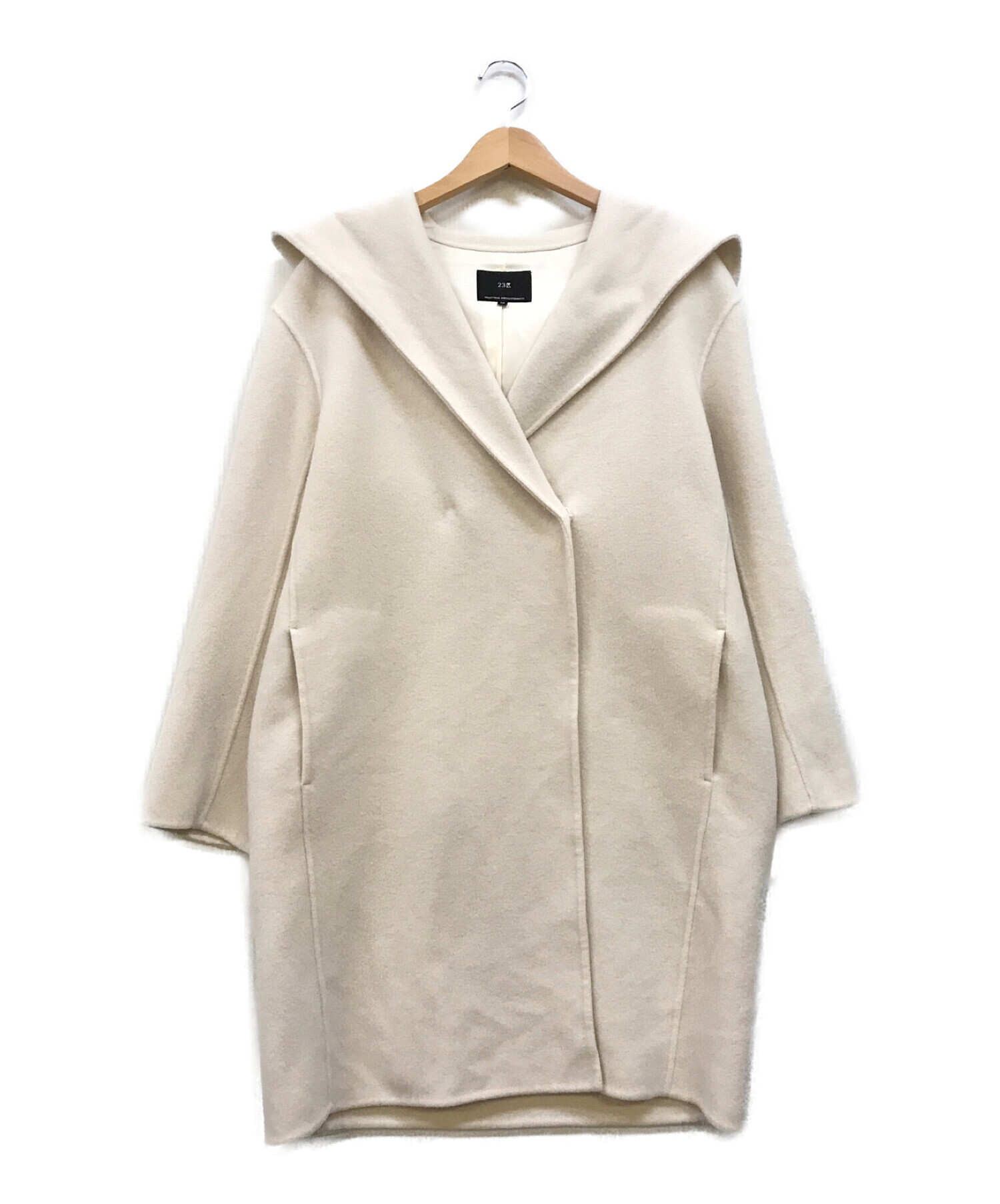 23区 ウールコート CLASSY.1月号掲載】ウールカシミヤビーバー