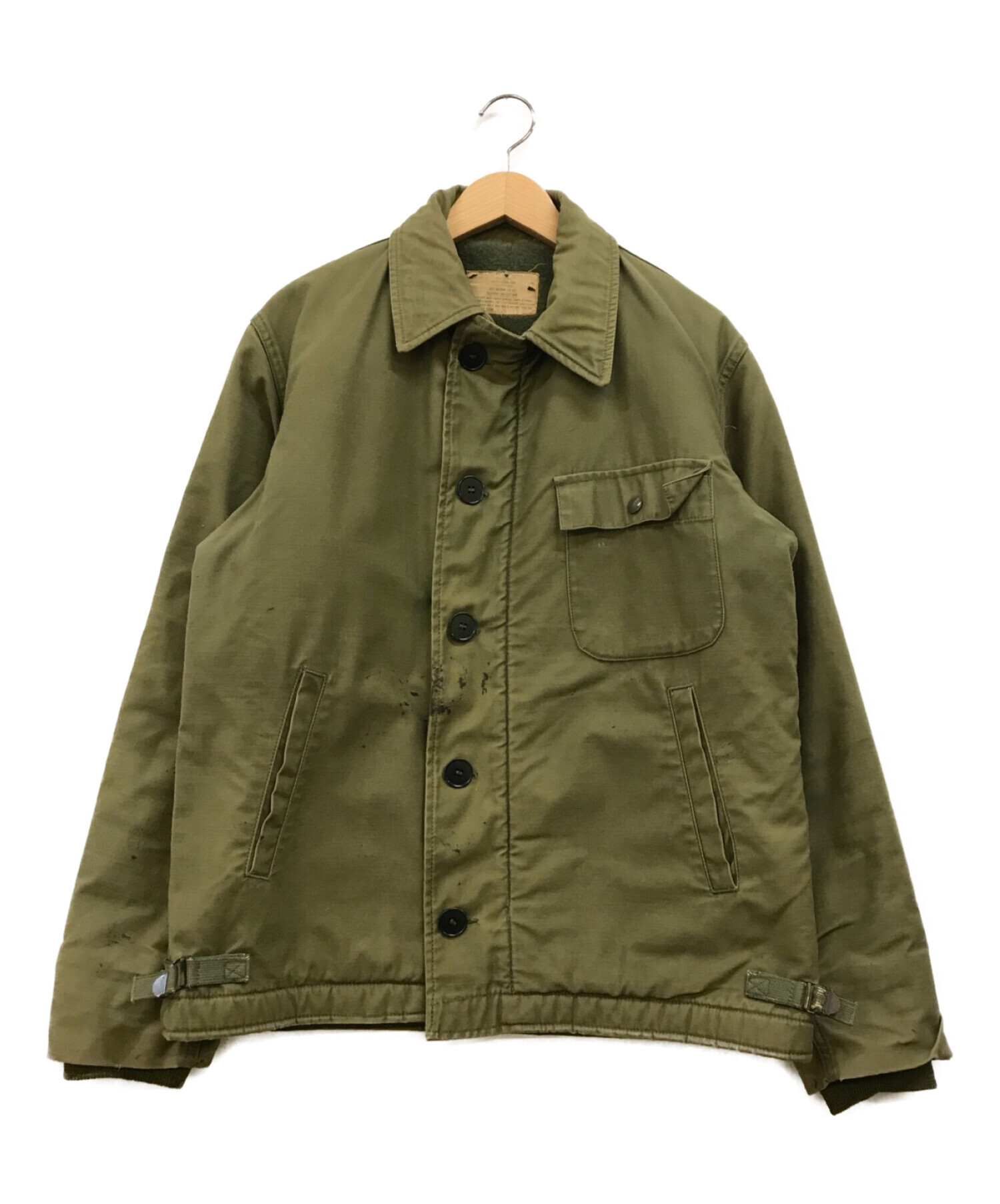 中古・古着通販】US ARMY (ユーエス アーミー) A-2 DECK JACKET カーキ