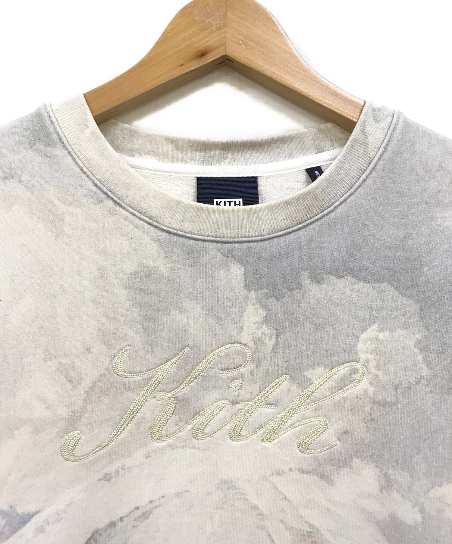 中古・古着通販】KITH (キス) Peak Nelson Crewneck Chalk マルチ 