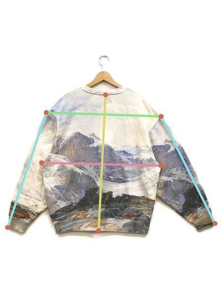 中古・古着通販】KITH (キス) Peak Nelson Crewneck Chalk マルチ 