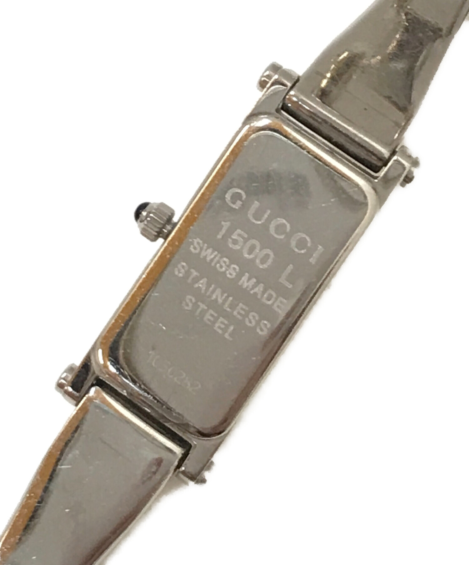 中古・古着通販】GUCCI (グッチ) バングルウォッチ シルバー 中古・古着通販】GUCCI (グッチ) バングルウォッチ シルバー