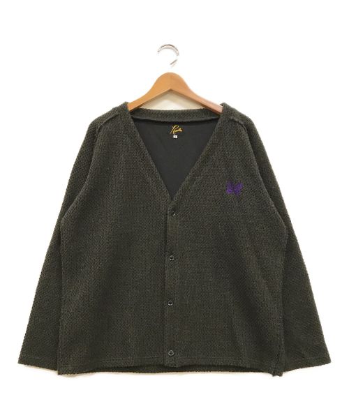 中古・古着通販】Needles (ニードルズ) V Neck Cardigane グリーン