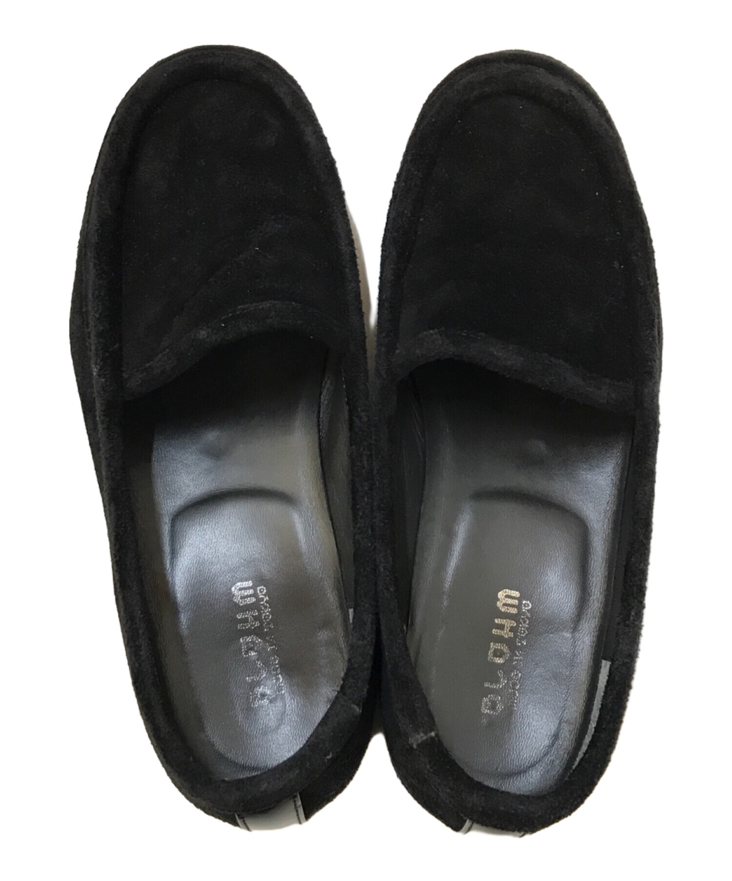 中古・古着通販】BLOHM (ブローム) スウェードローファー ブラック