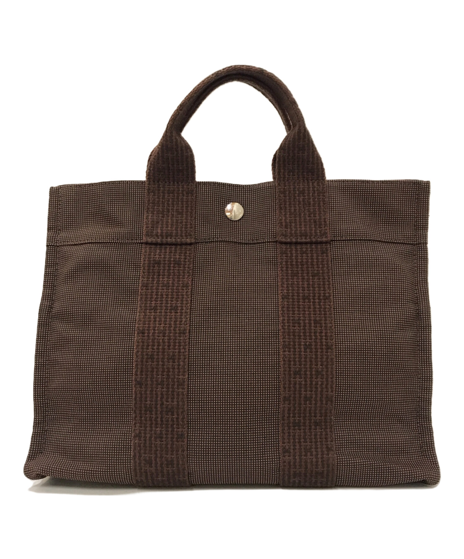 中古・古着通販】HERMES (エルメス) エールライン キャンバストート 