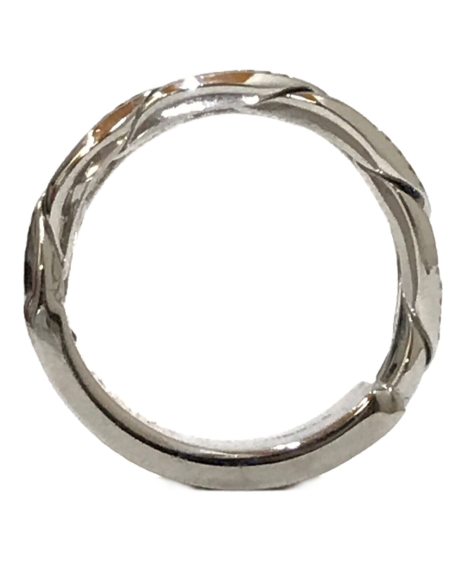 中古・古着通販】DIESEL (ディーゼル) ロゴ喜平チェーンリング