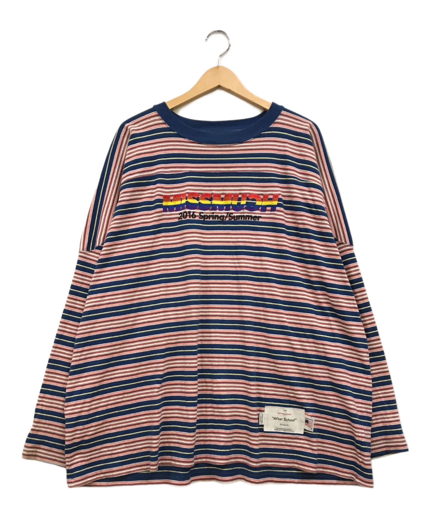 中古・古着通販】DAIRIKU (ダイリク) MISSMUCH Border Football Tee 
