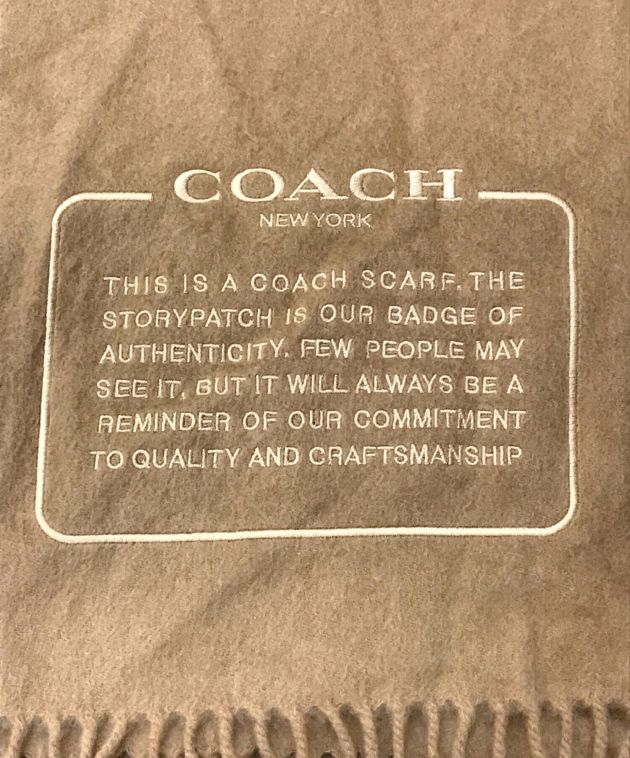 中古・古着通販】COACH (コーチ) エンブロイダードパッチ カシミヤ