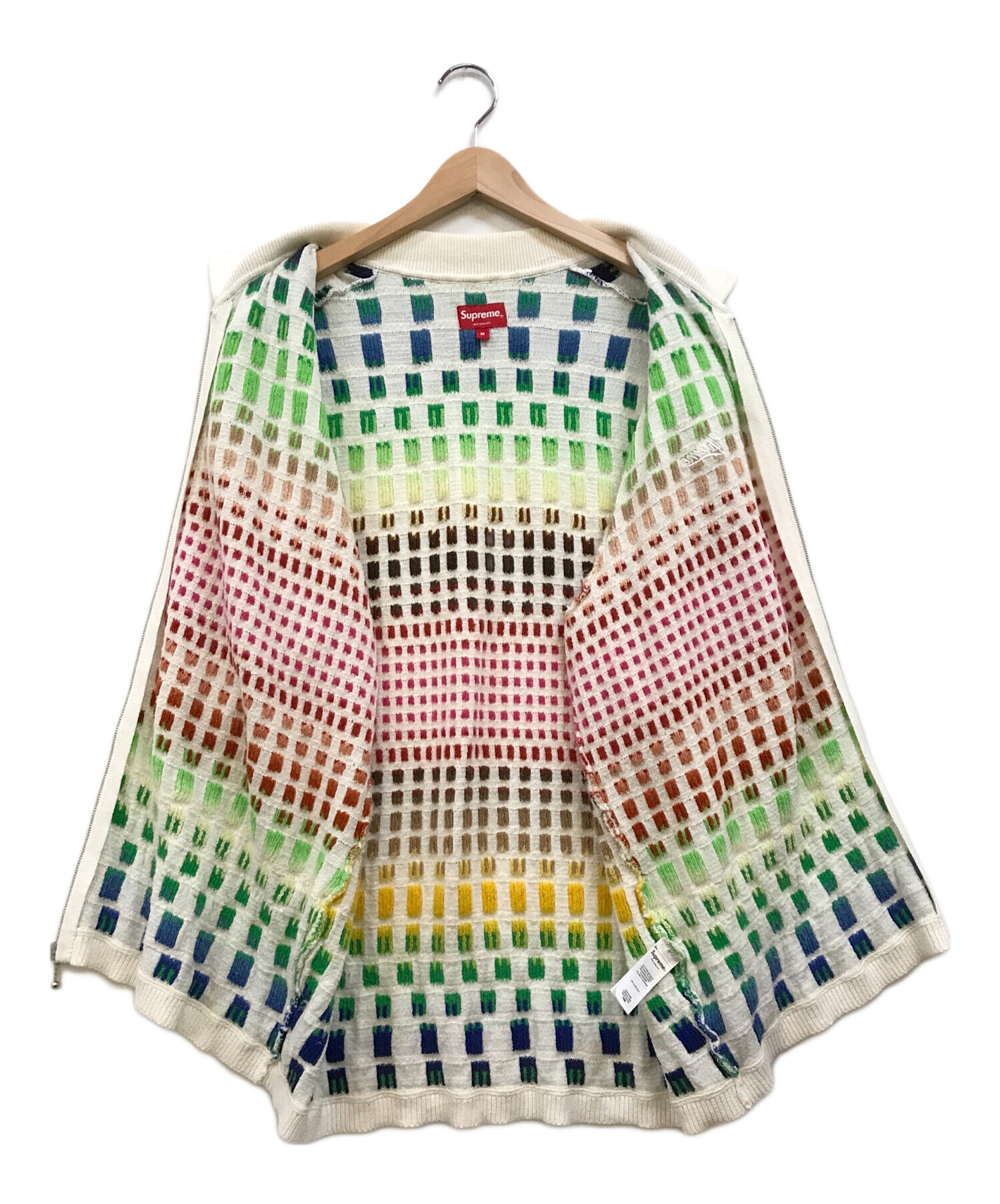 中古・古着通販】SUPREME (シュプリーム) Gradient Grid Zip Up Polo 