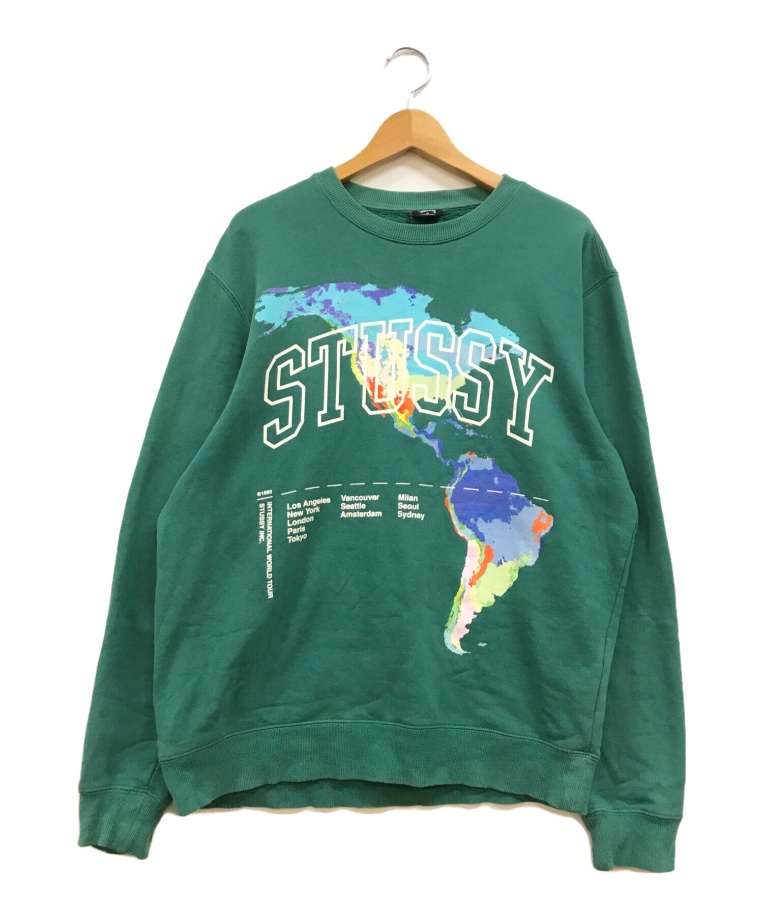 中古・古着通販】stussy (ステューシー) WORLD TOUR プリント
