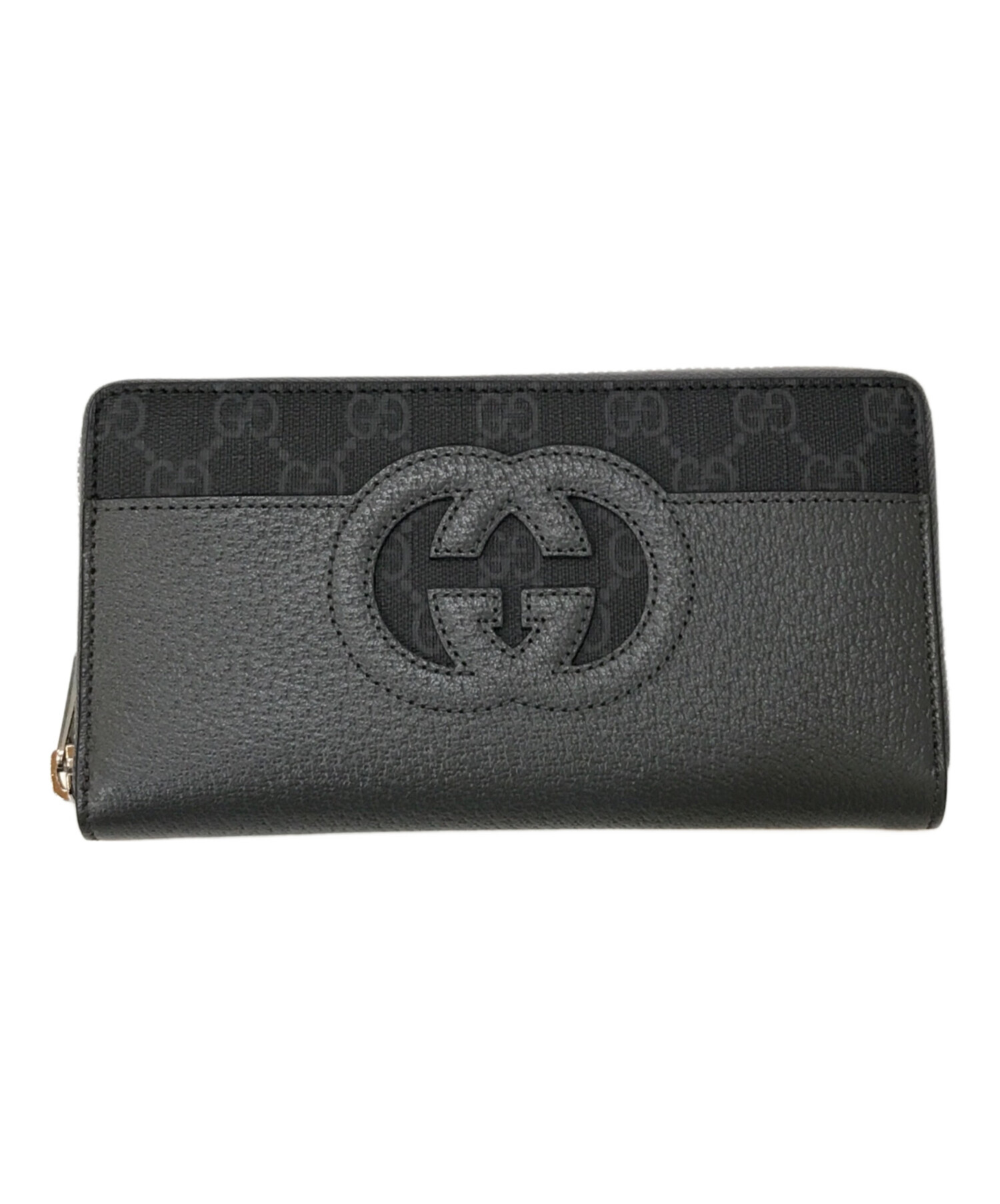 中古・古着通販】GUCCI (グッチ) インターロッキングGジップアラウンド  