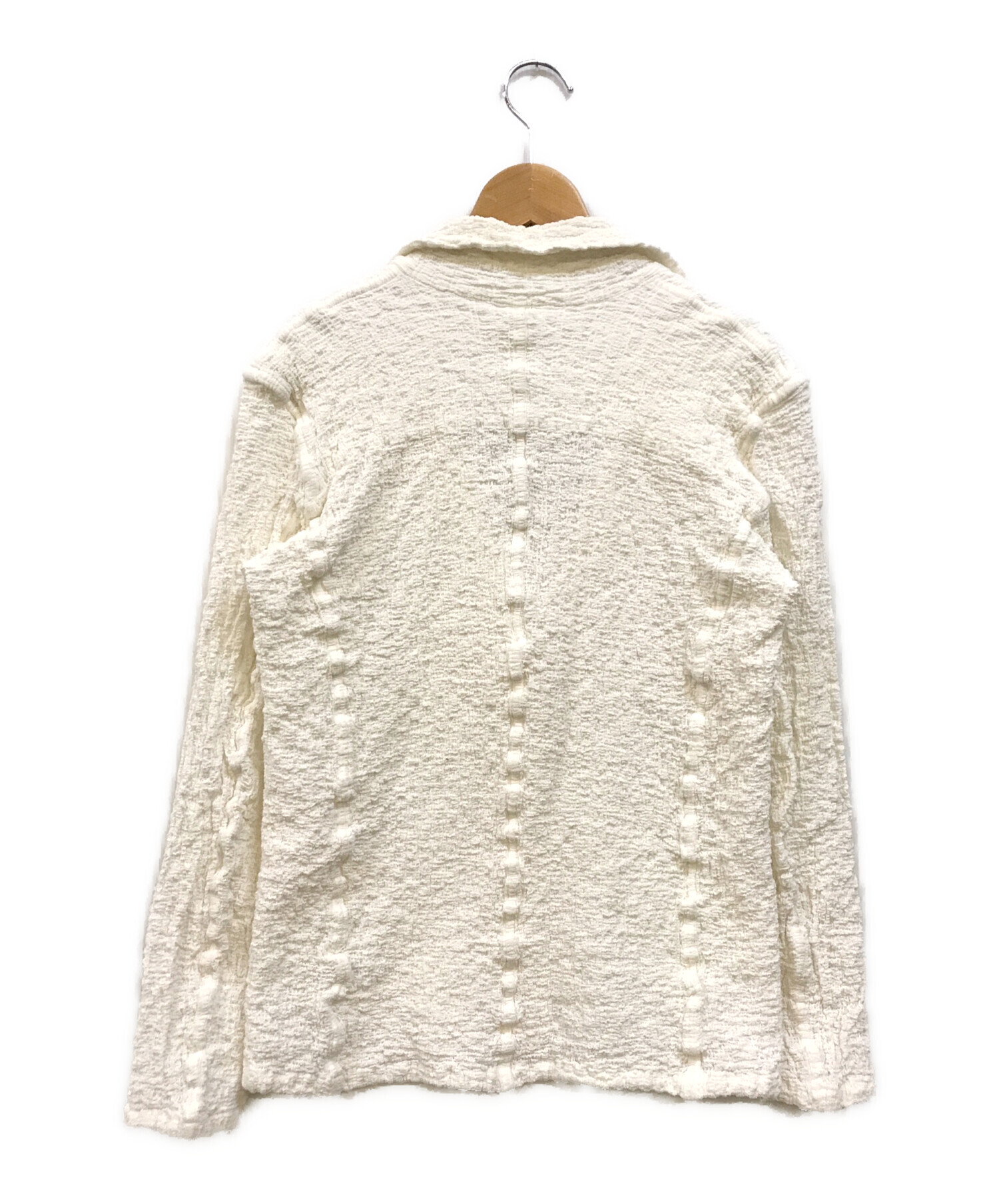 イッセイミヤケ 変形 ダウンジャケット オフホワイト サイズ1 2011aw