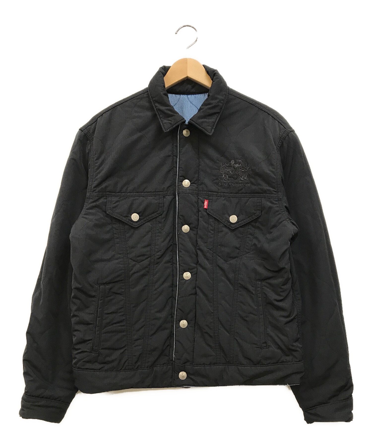 リーバイス　ダウン　ディズニー Levi's（リーバイス）の「DISNEY DOWN PARKA MINERAL BLACK