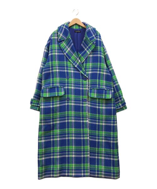 MAISON SPECIAL ロービングチェックオーバーコート　ブルー　完売品 MAISON SPECIAL（メゾンスペシャル）の「ロービングチェック