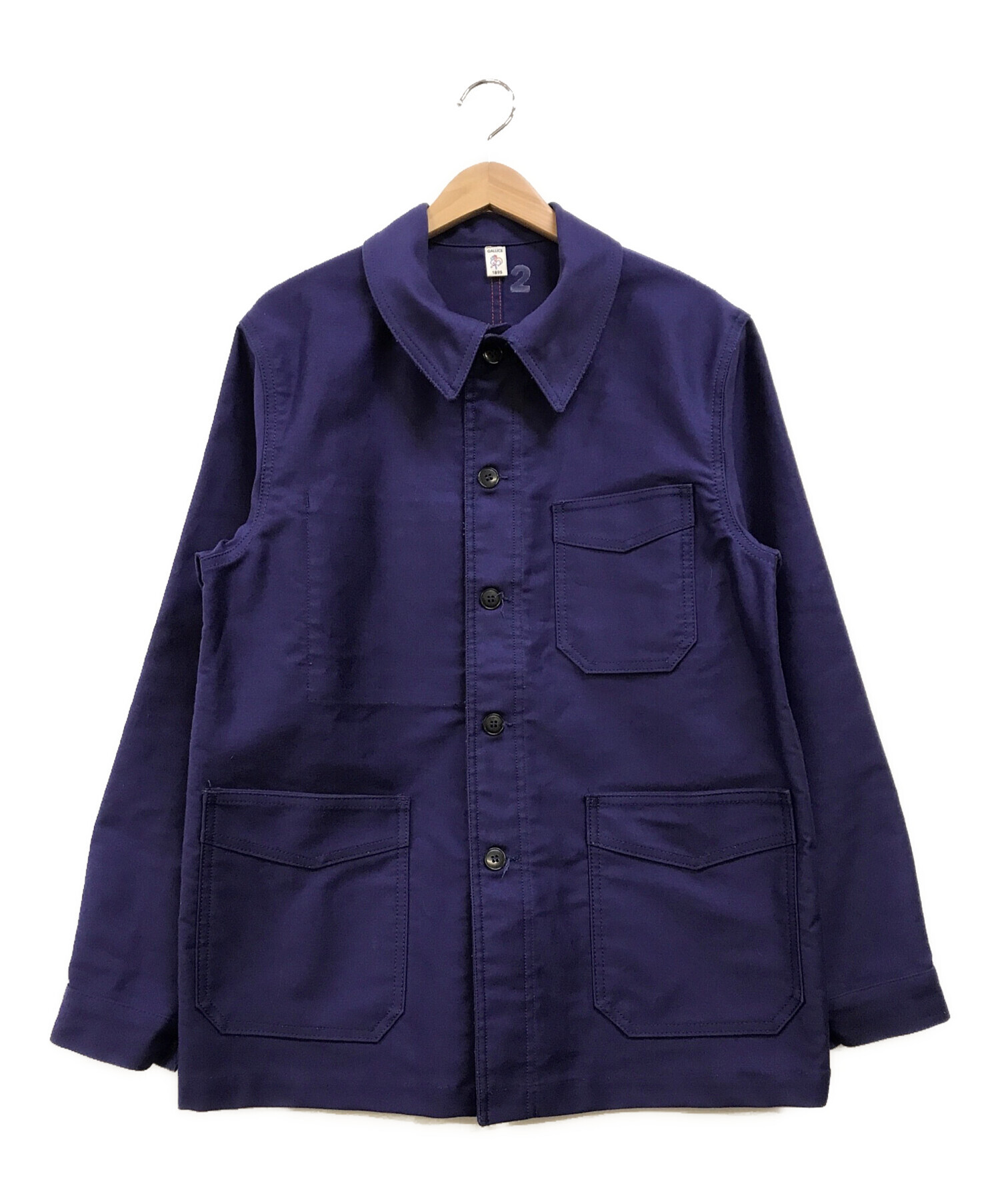 LE TRAVAILLEUR GALLICEモールスキンカバーオールアイボリー5