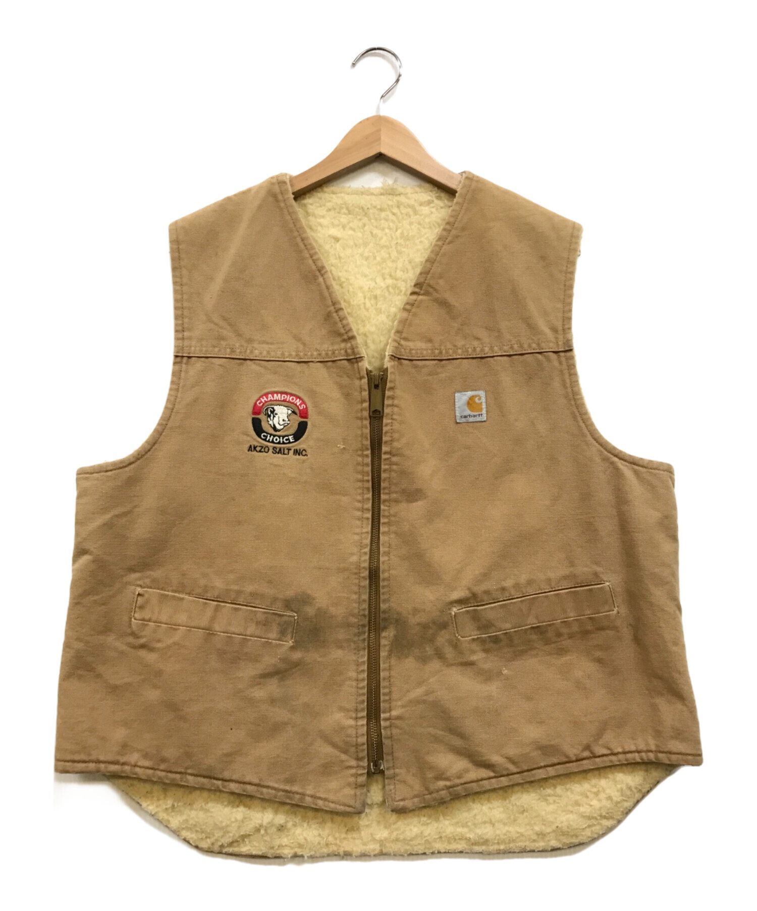 中古・古着通販】CarHartt (カーハート) ボアライニングダックベスト