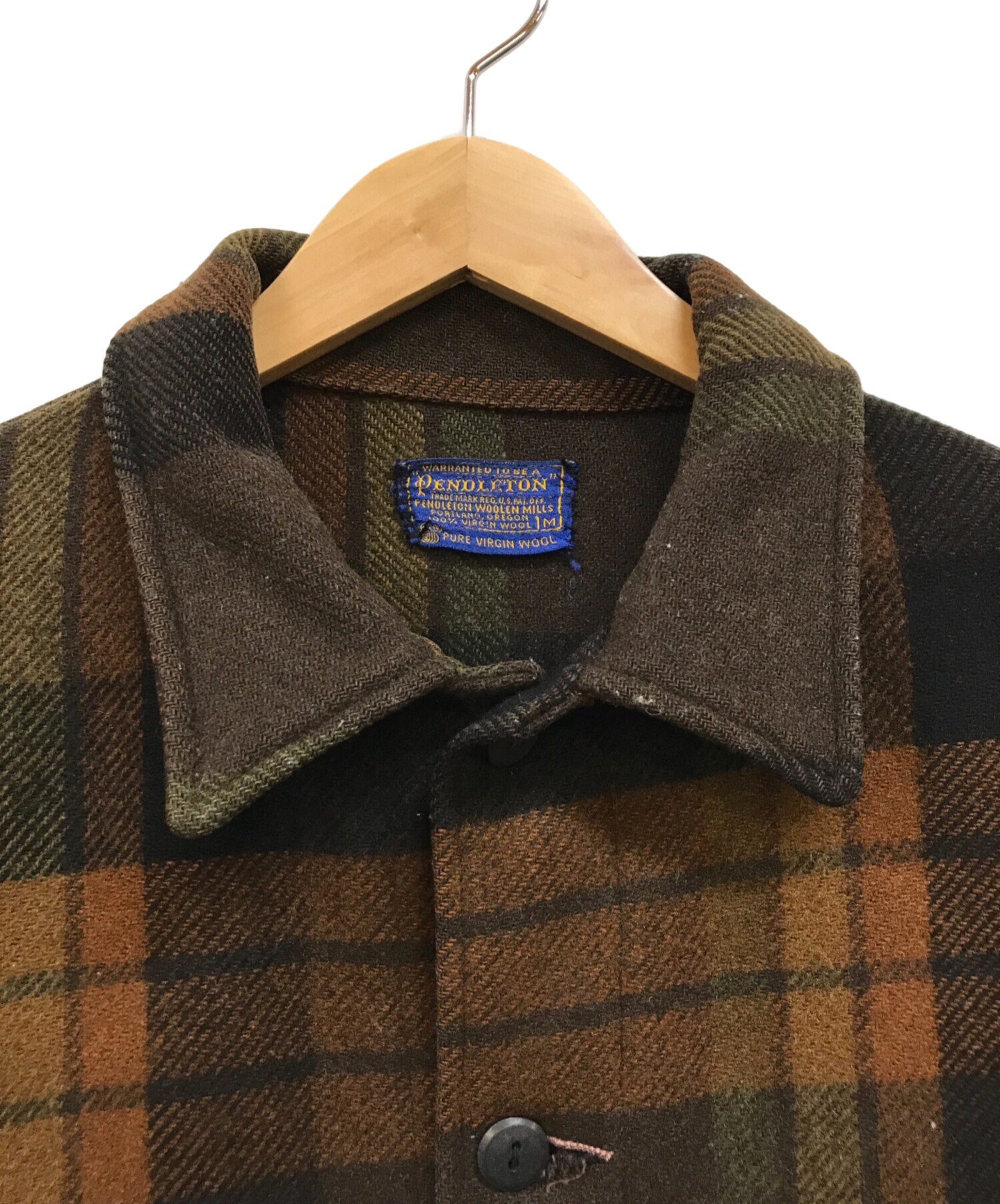 中古・古着通販】PENDLETON (ペンドルトン) 90'S チェックウールシャツ