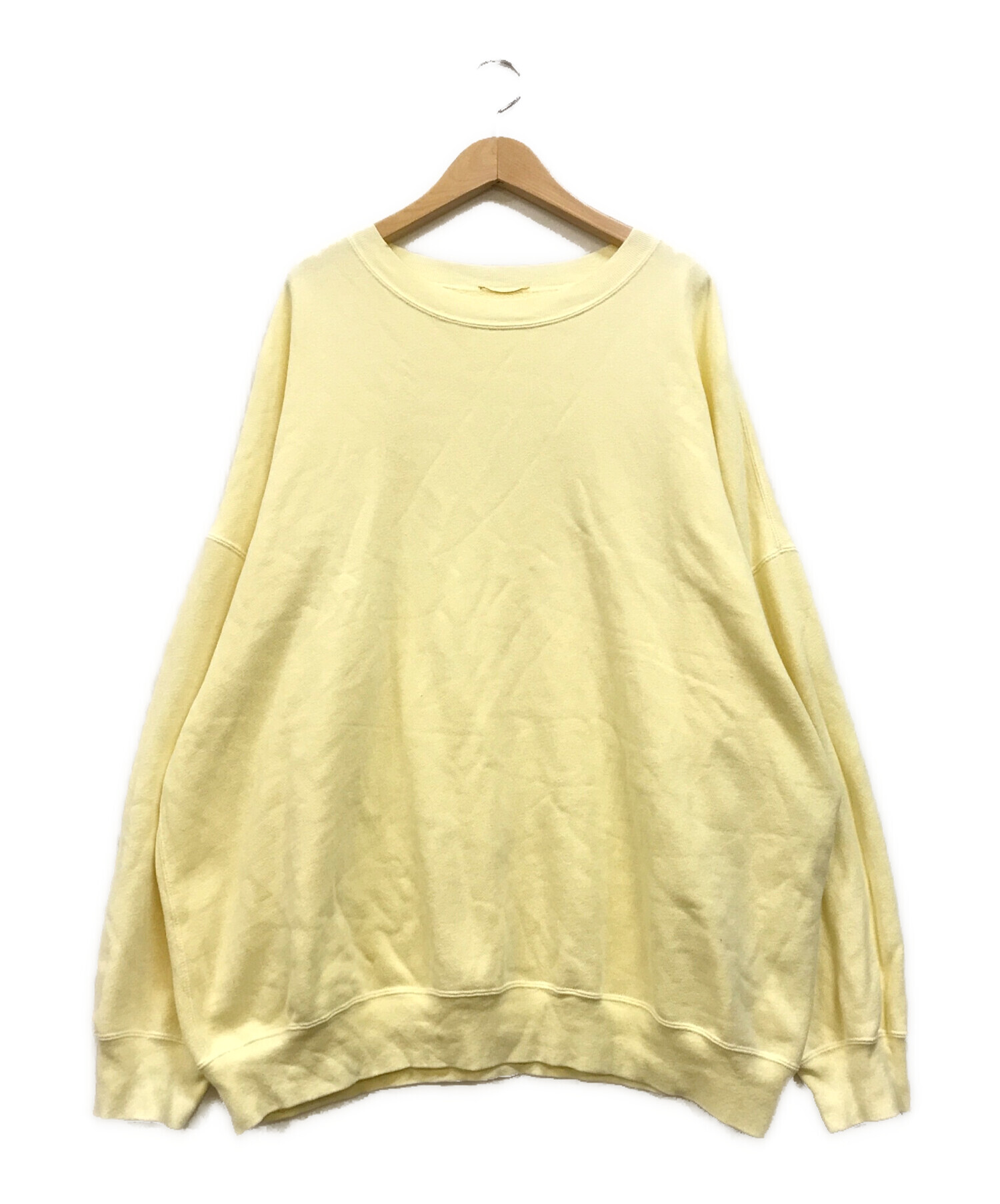 【Deuxieme Classe】wear out sweat イエロー 中古・古着通販】DEUXIEME CLASSE (ドゥーズィエム クラス) wear out