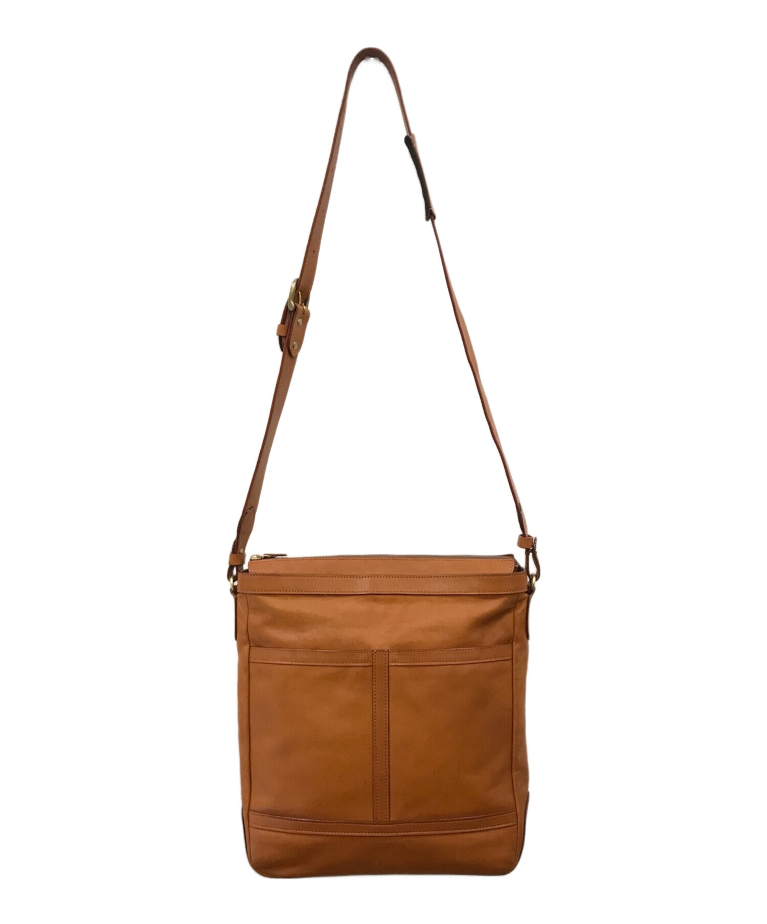 中古・古着通販】ITAGAKI (イタガキ) ソフトショルダーA4 ブラウン