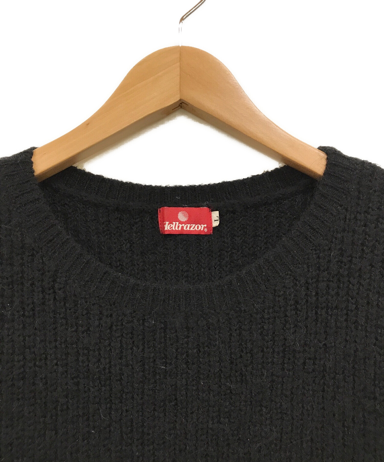中古・古着通販】HELLRAZOR (ヘルレイザー) ADVICE MOHAIR CREW 中古・古着通販】HELLRAZOR (ヘルレイザー) ADVICE MOHAIR CREW