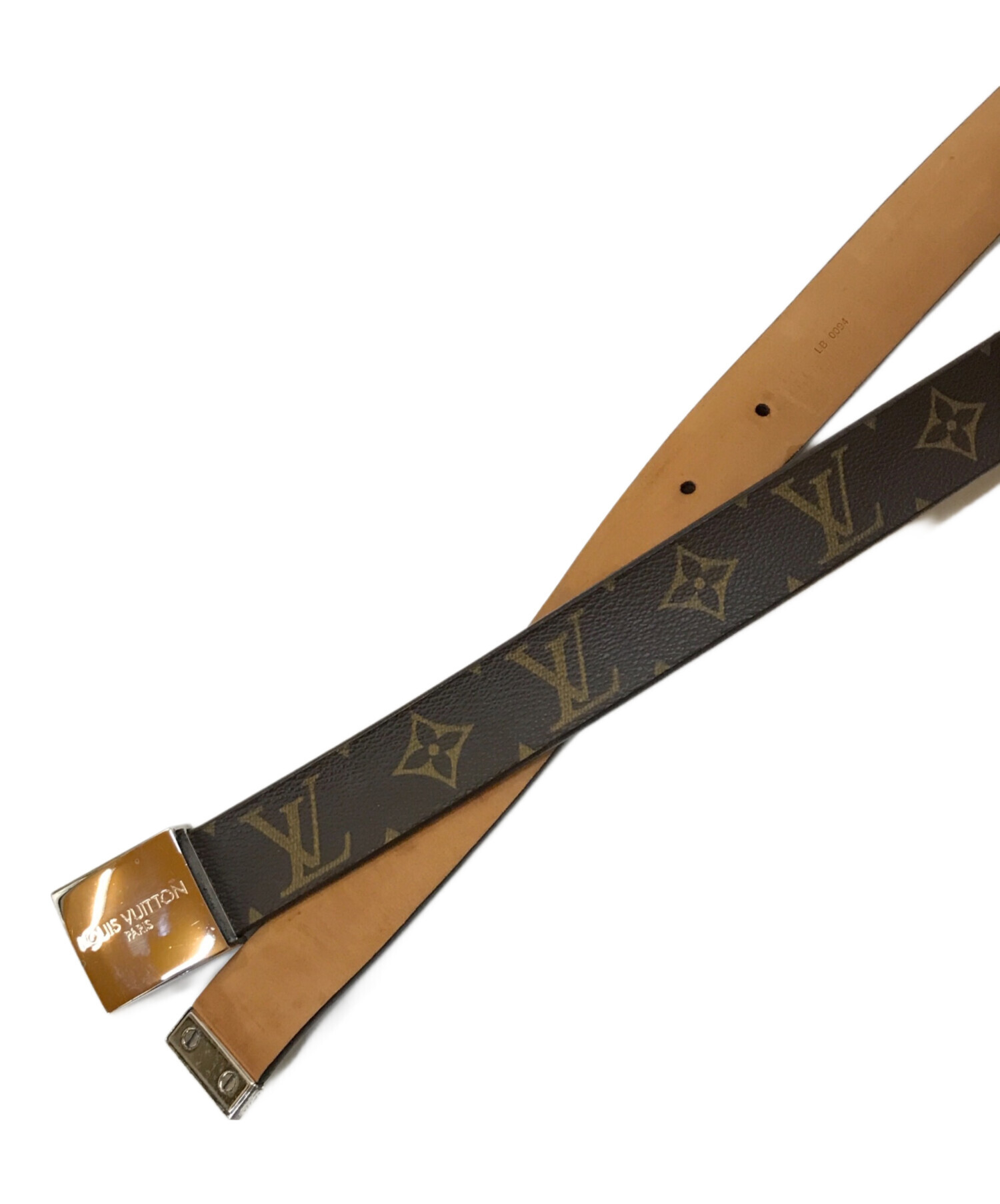 中古・古着通販】LOUIS VUITTON (ルイ ヴィトン) サンチュール キャレ