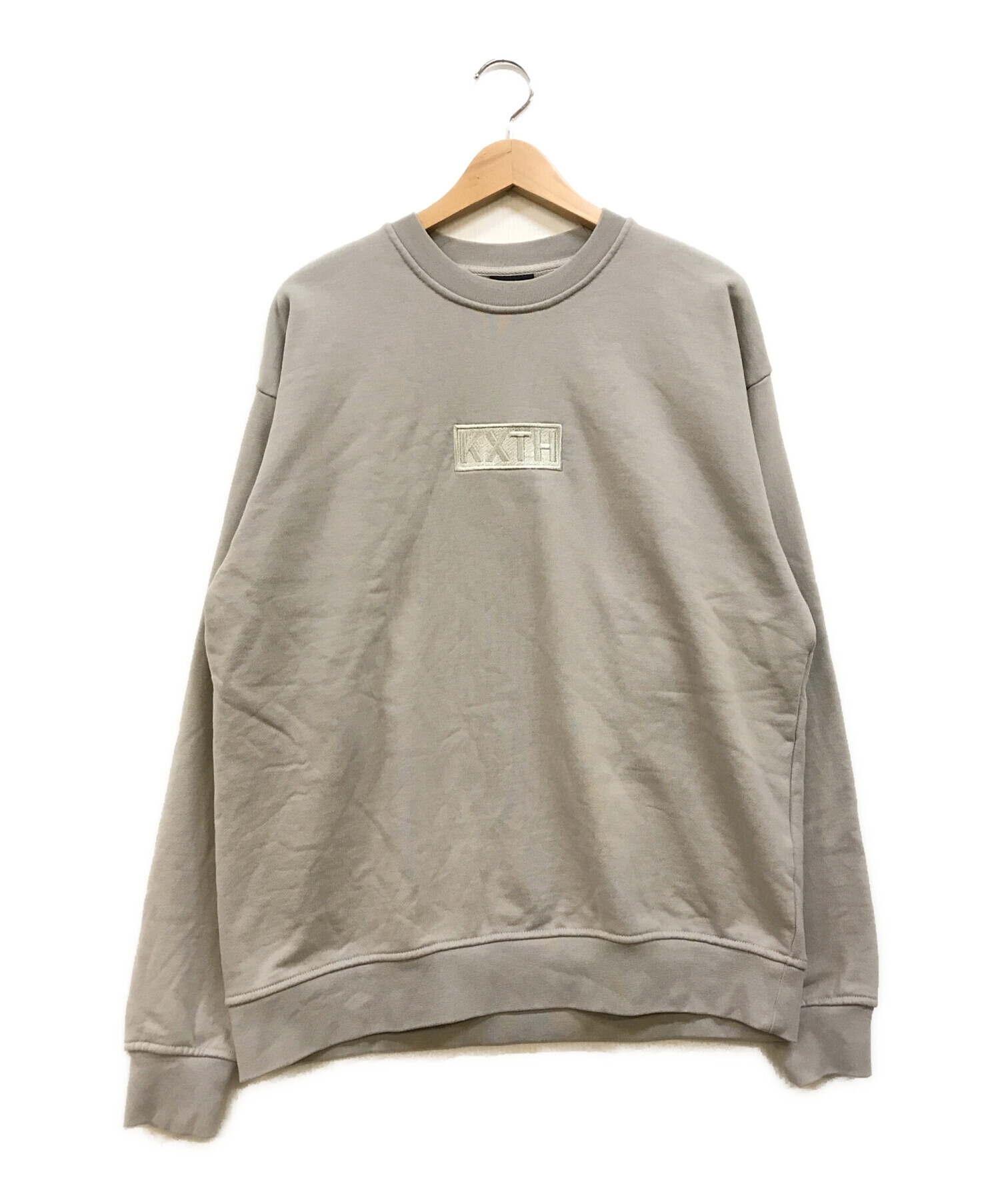 KITH グレー トレーナー BOXロゴ