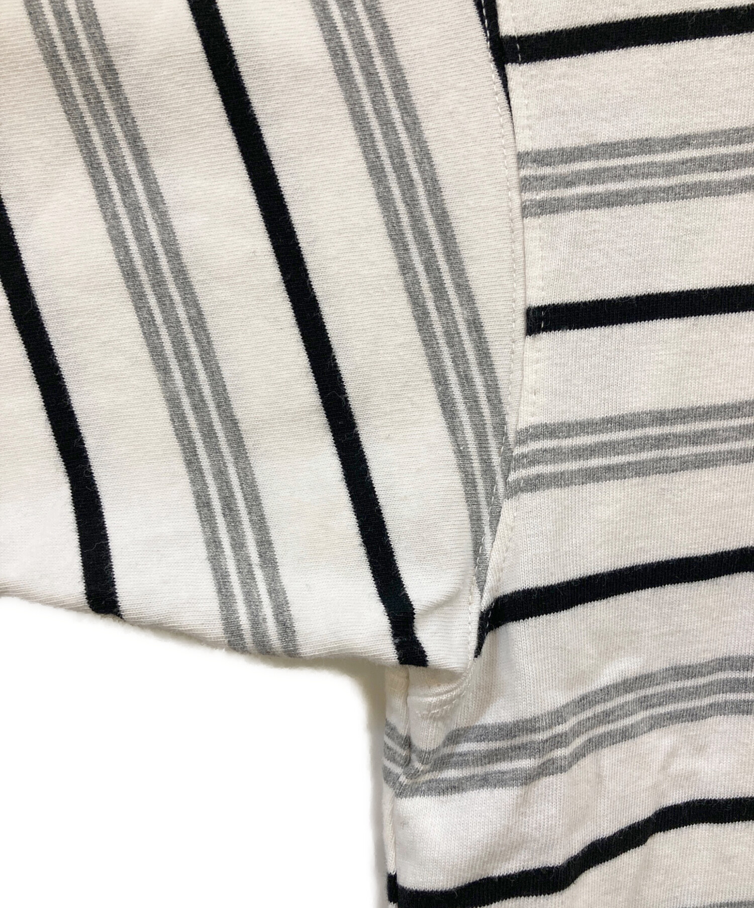 中古・古着通販】plllllleeeasse (プリーズ) multi stripe short 