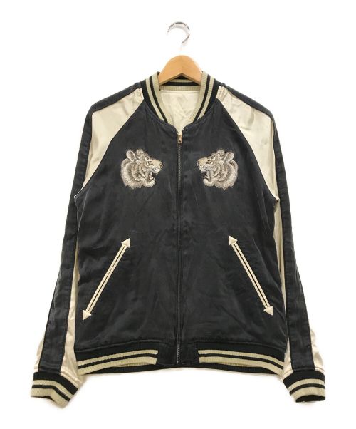 IOLANI イオラニ　スカジャン　レーヨン　リバーシブル　Mサイズ 中古・古着通販】IOLANI (イオラニ) リバーシブルスカジャン グレー