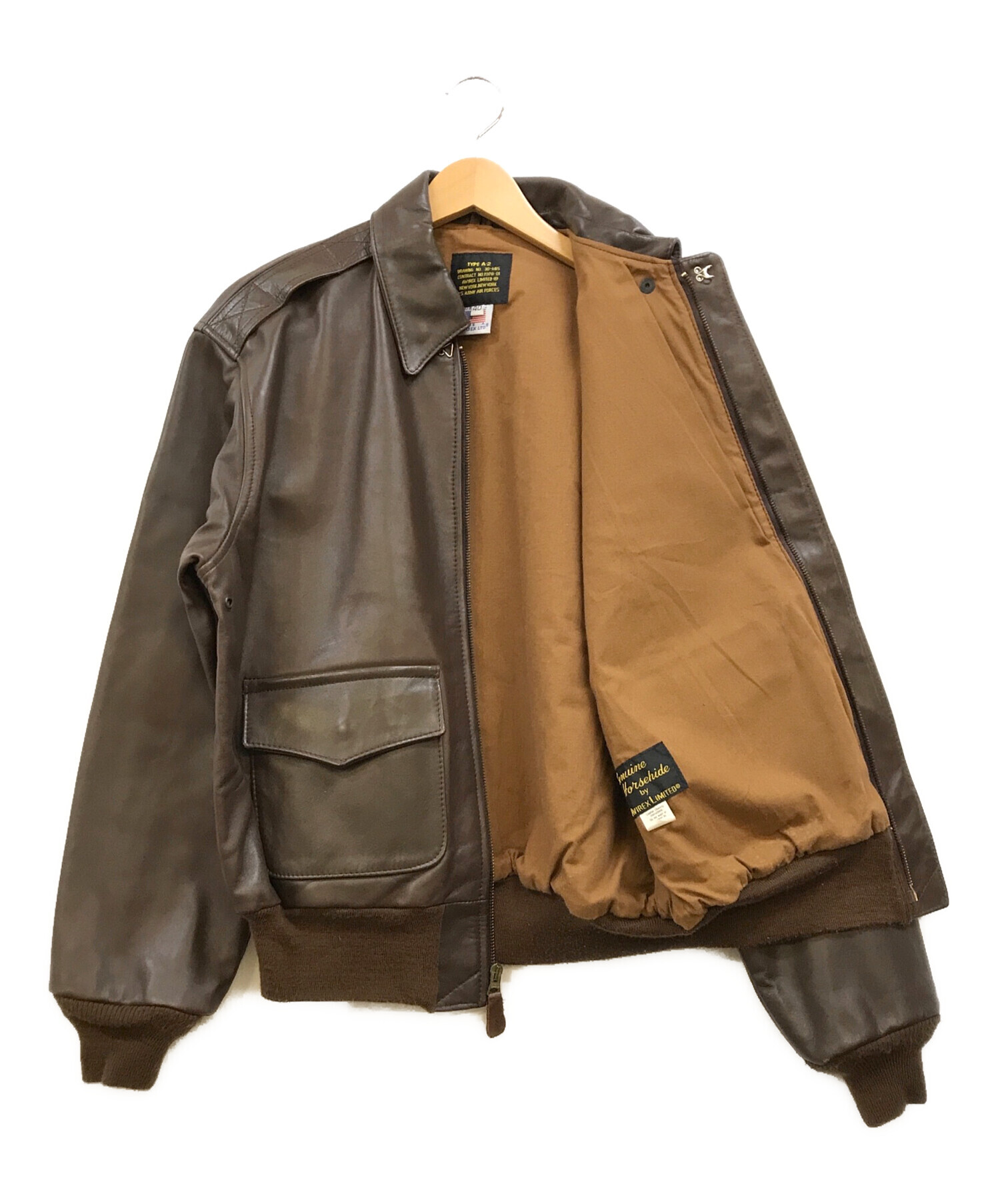 中古・古着通販】AVIREX (アヴィレックス) ホースハイド A-2レザー