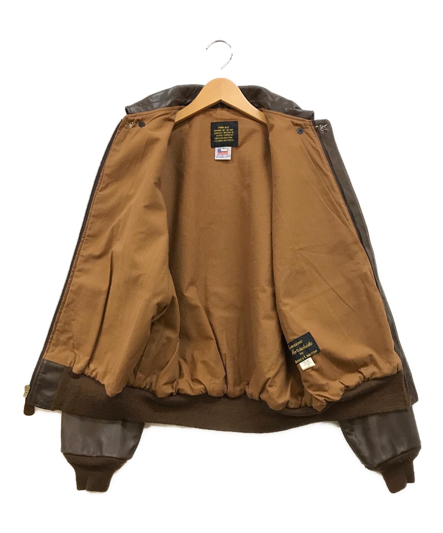 中古・古着通販】AVIREX (アヴィレックス) ホースハイド A-2レザー