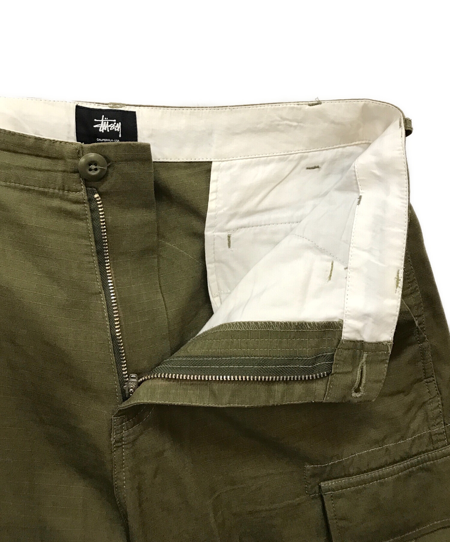 中古・古着通販】stussy (ステューシー) リップストップカーゴパンツ